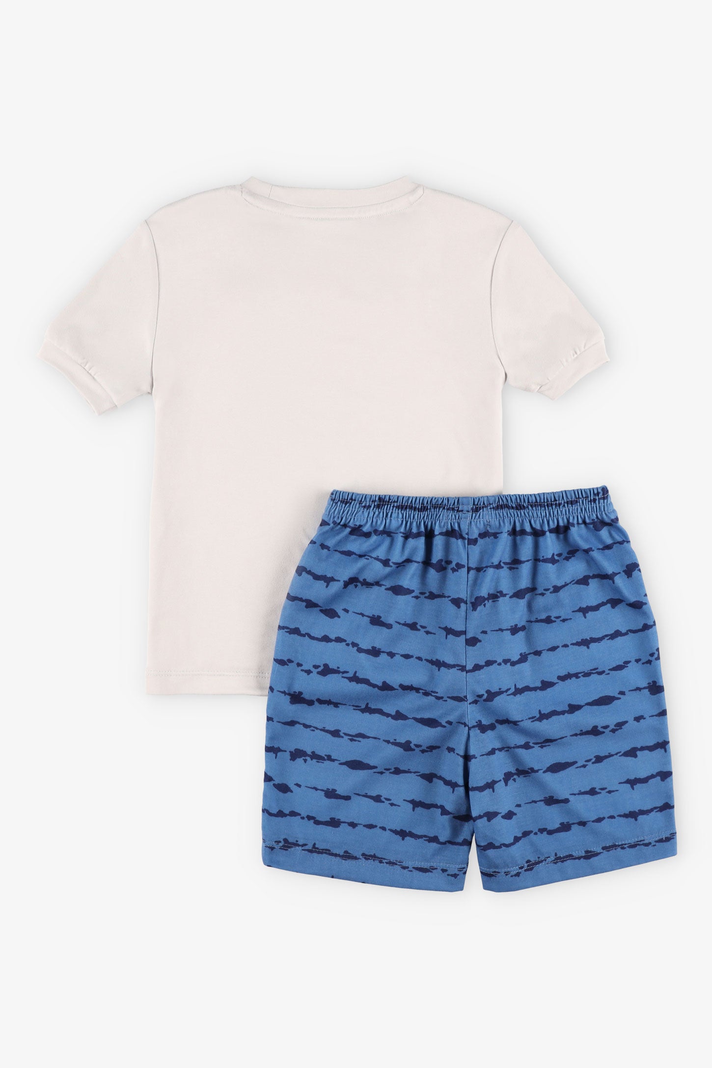 Pyjama 2-pièces t-shirt et short Moss, 2/35$ - Enfant garçon && GRIS PALE