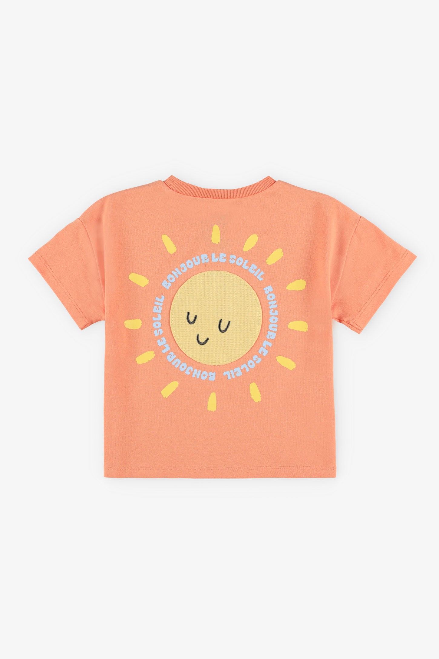 T-shirt imprimé en coton - Bébé garçon && ORANGE