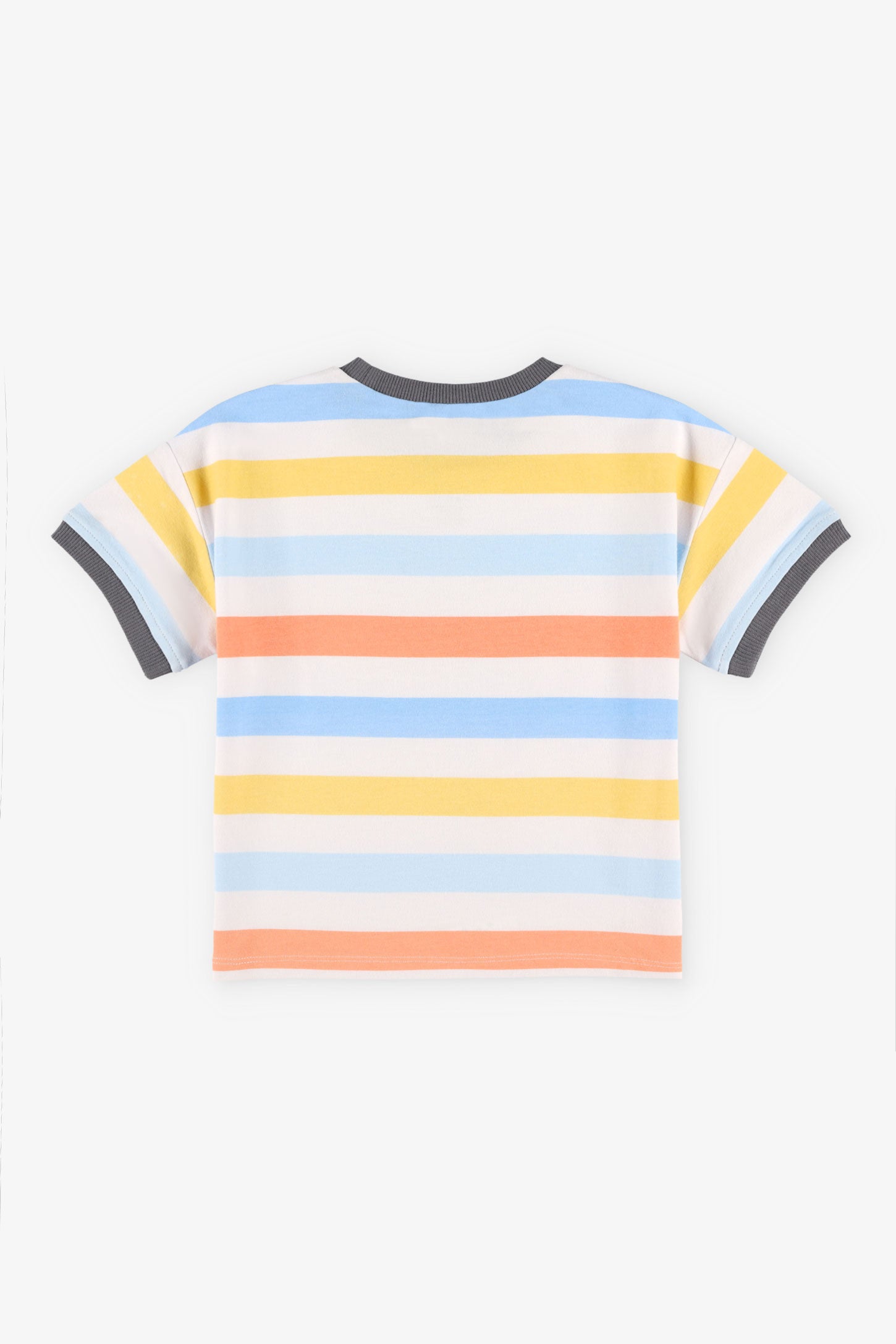 T-shirt imprimé en coton - Bébé garçon && BLANC MULTI