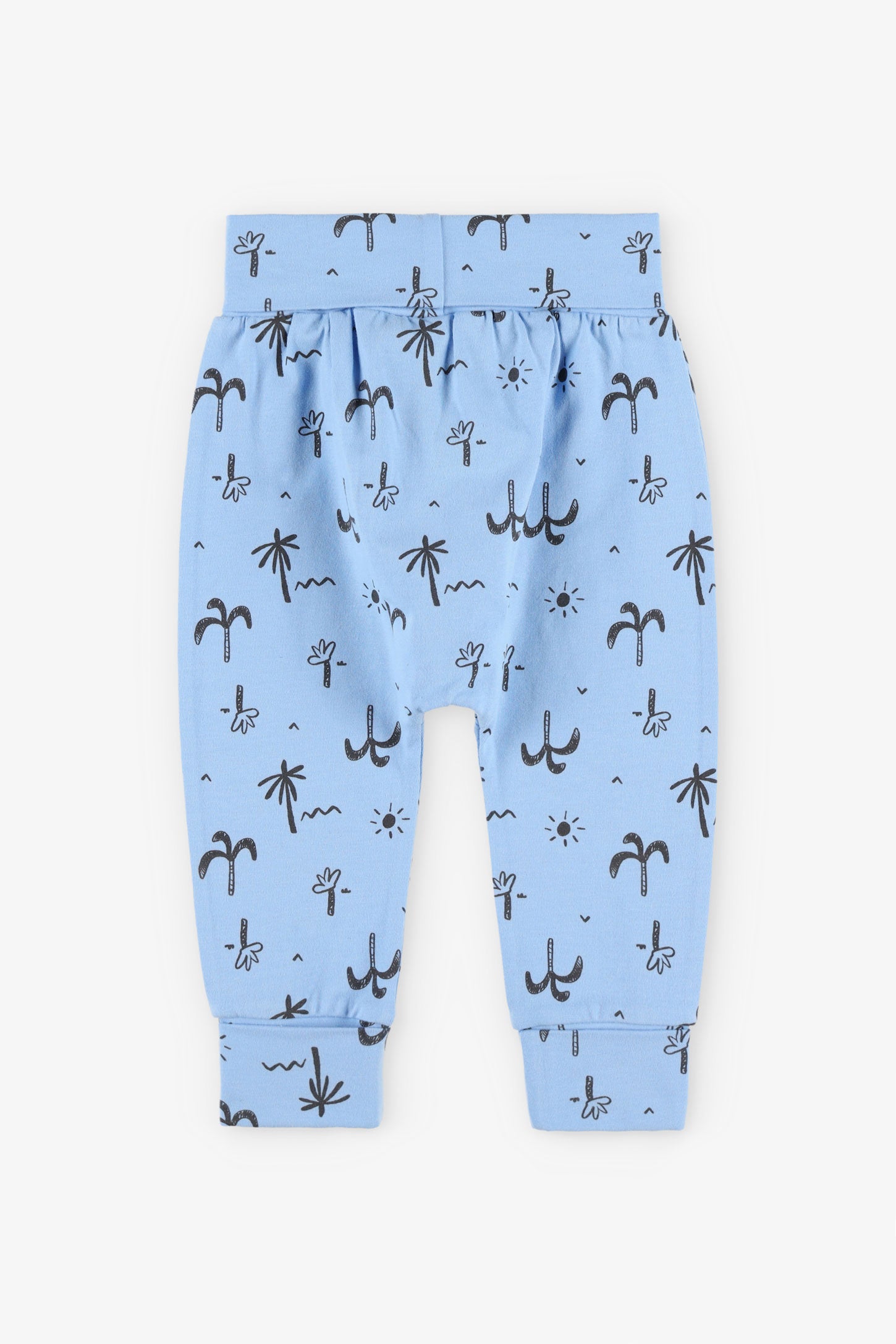 Pantalon évolutif imprimé en coton, 2T-3T - Bébé garçon && BLEU MULTI