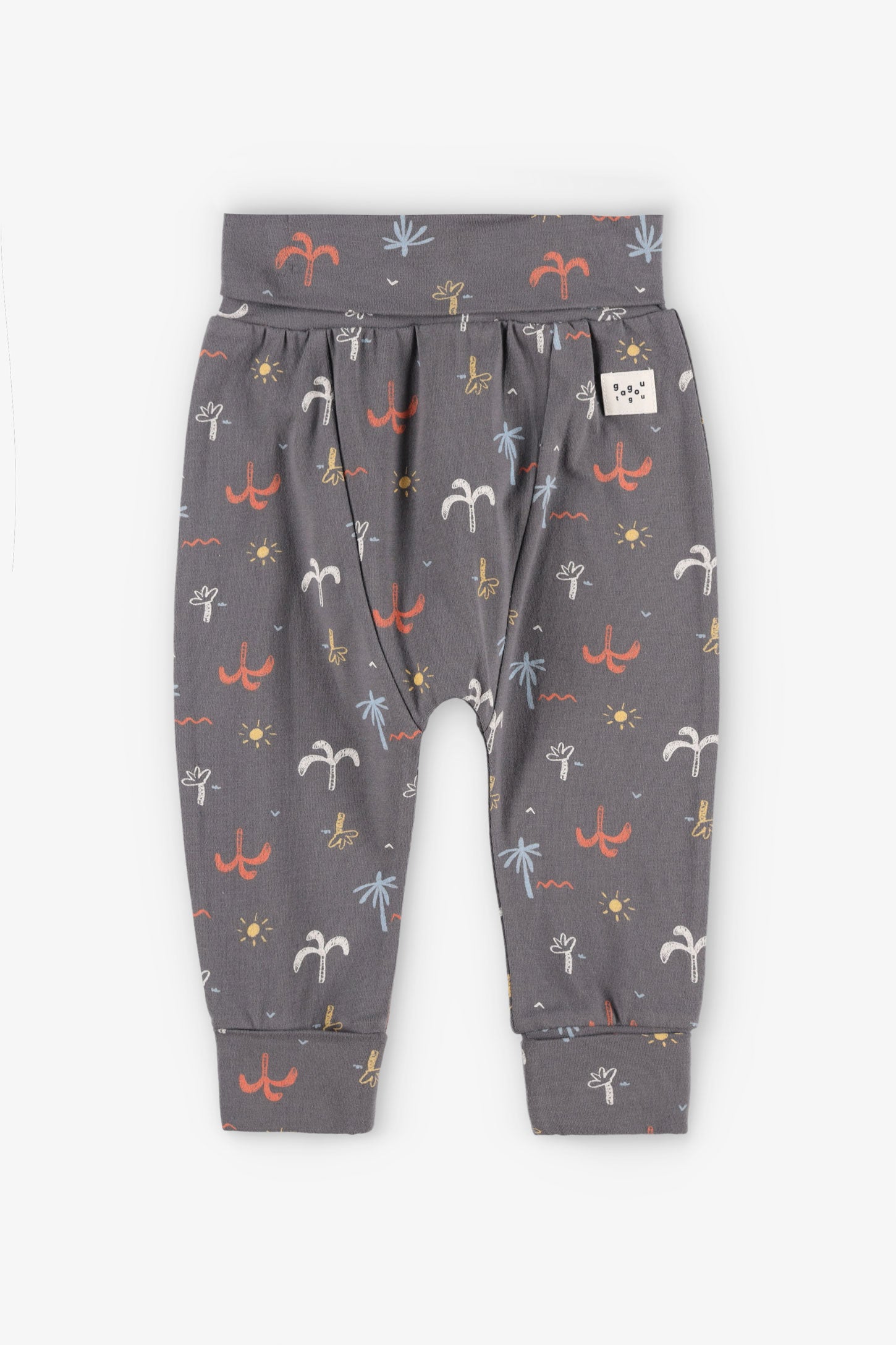 Pantalon évolutif imprimé en coton, 2T-3T - Bébé garçon && GRIS MULTI