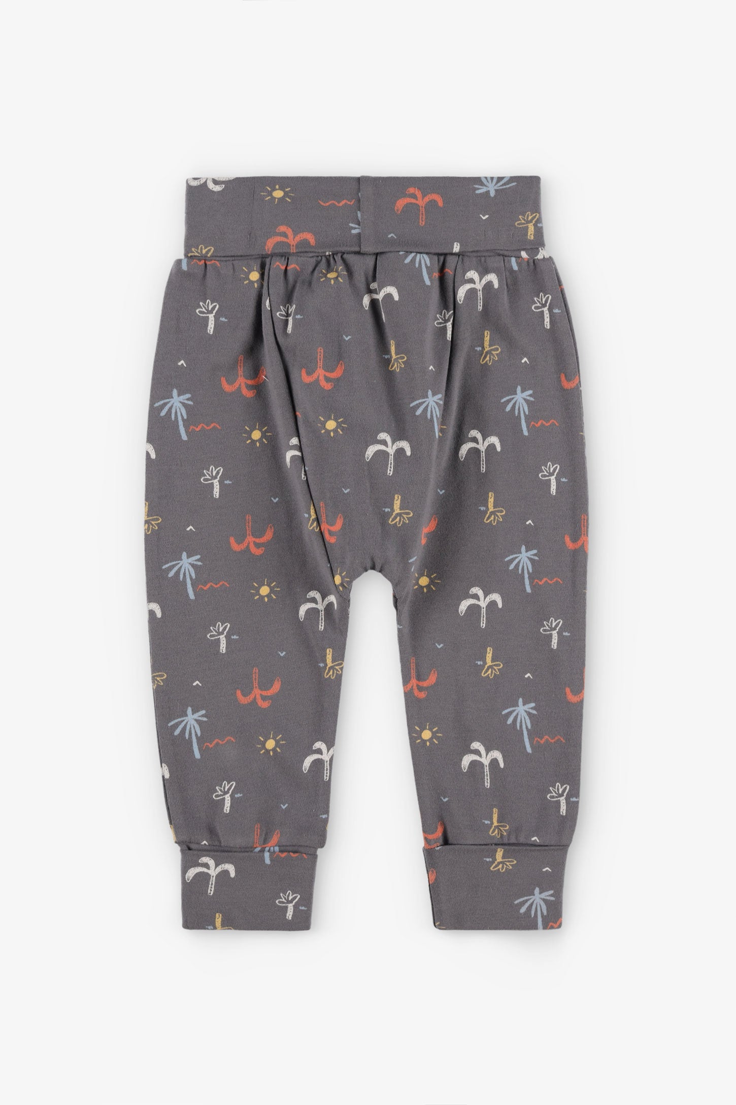 Pantalon évolutif imprimé en coton, 2T-3T - Bébé garçon && GRIS MULTI