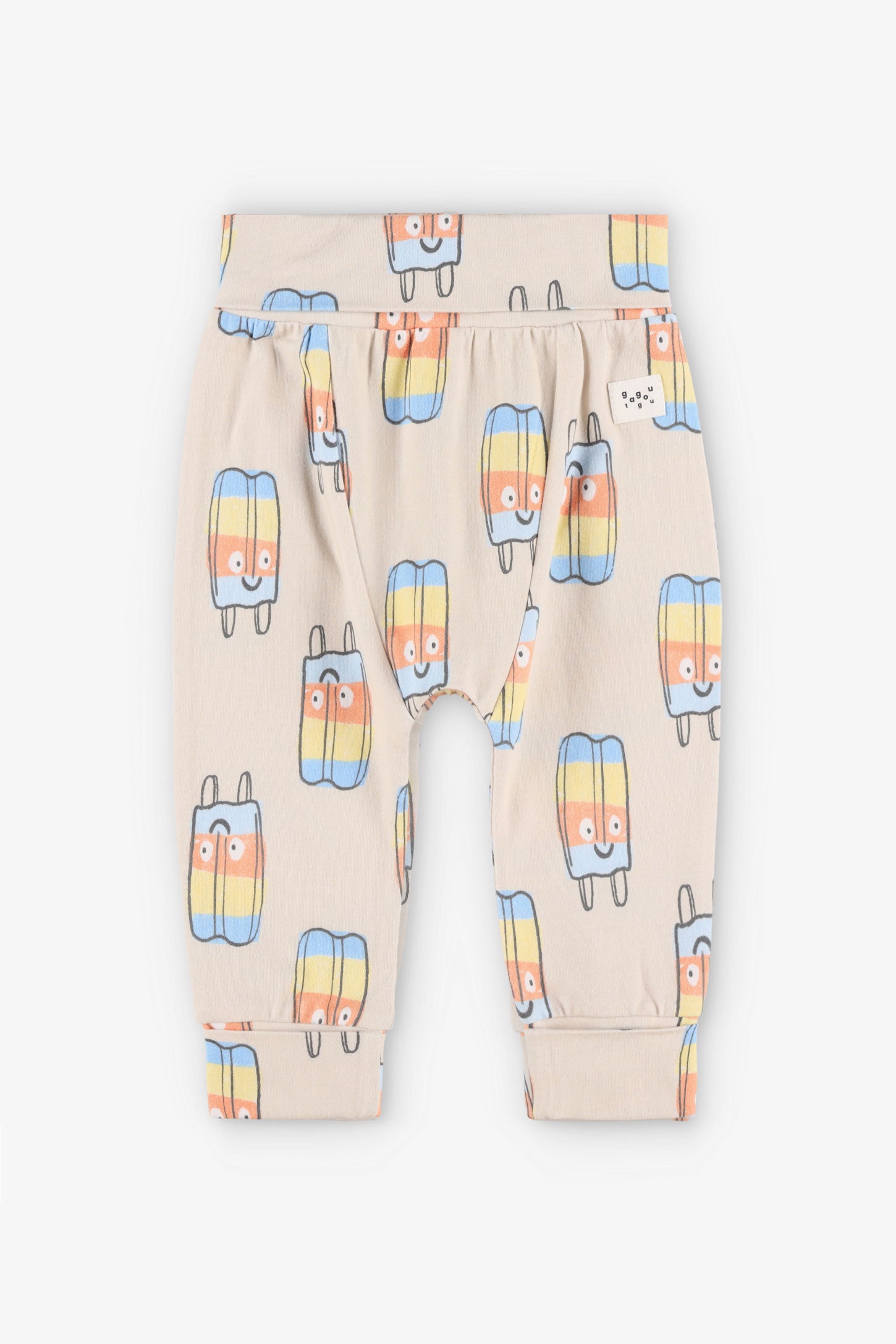 Pantalon évolutif imprimé en coton, 2T-3T - Bébé garçon && BEIGE/MULTI