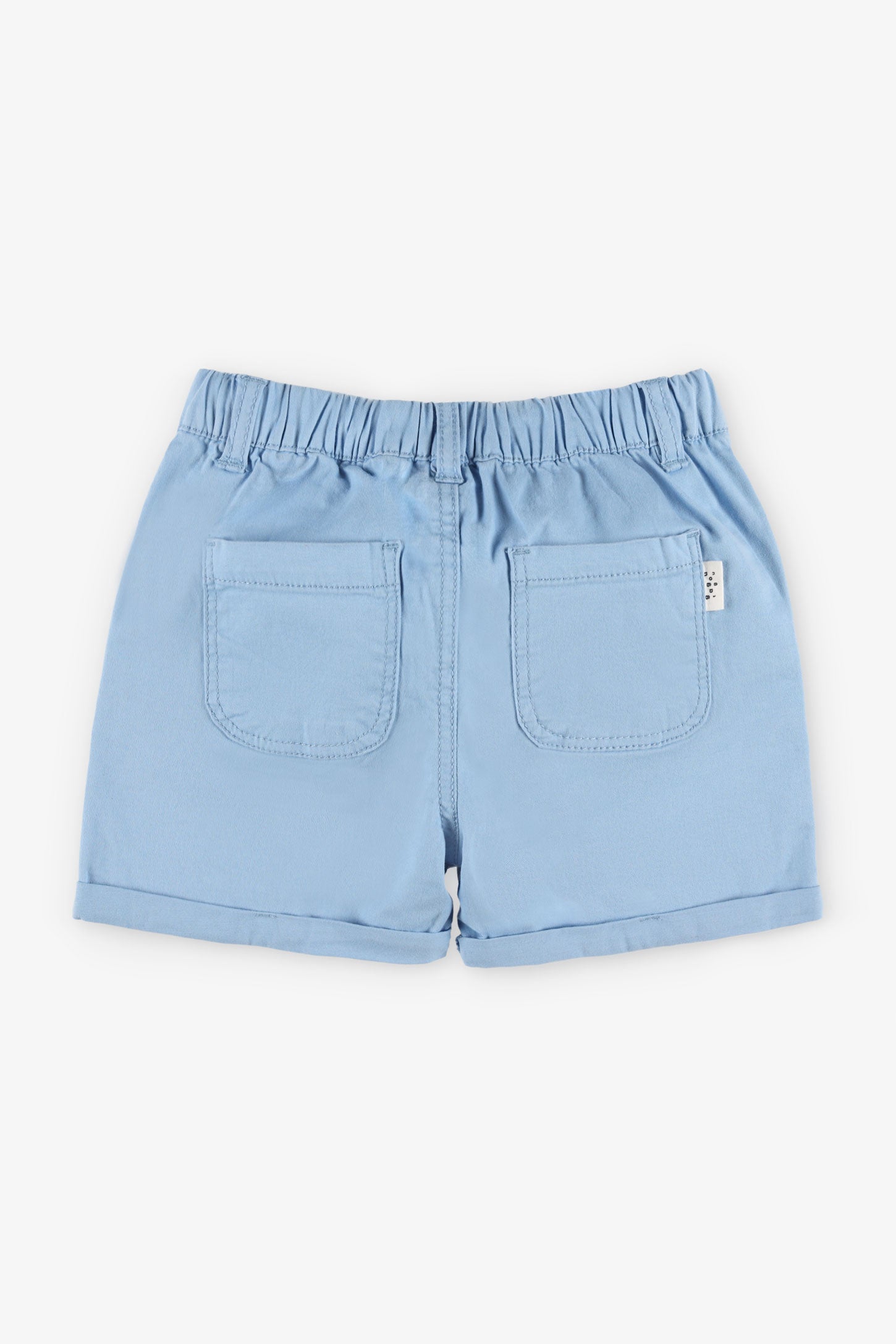 Short taille élastique en twill, 2T-3T - Bébé garçon && BLEU