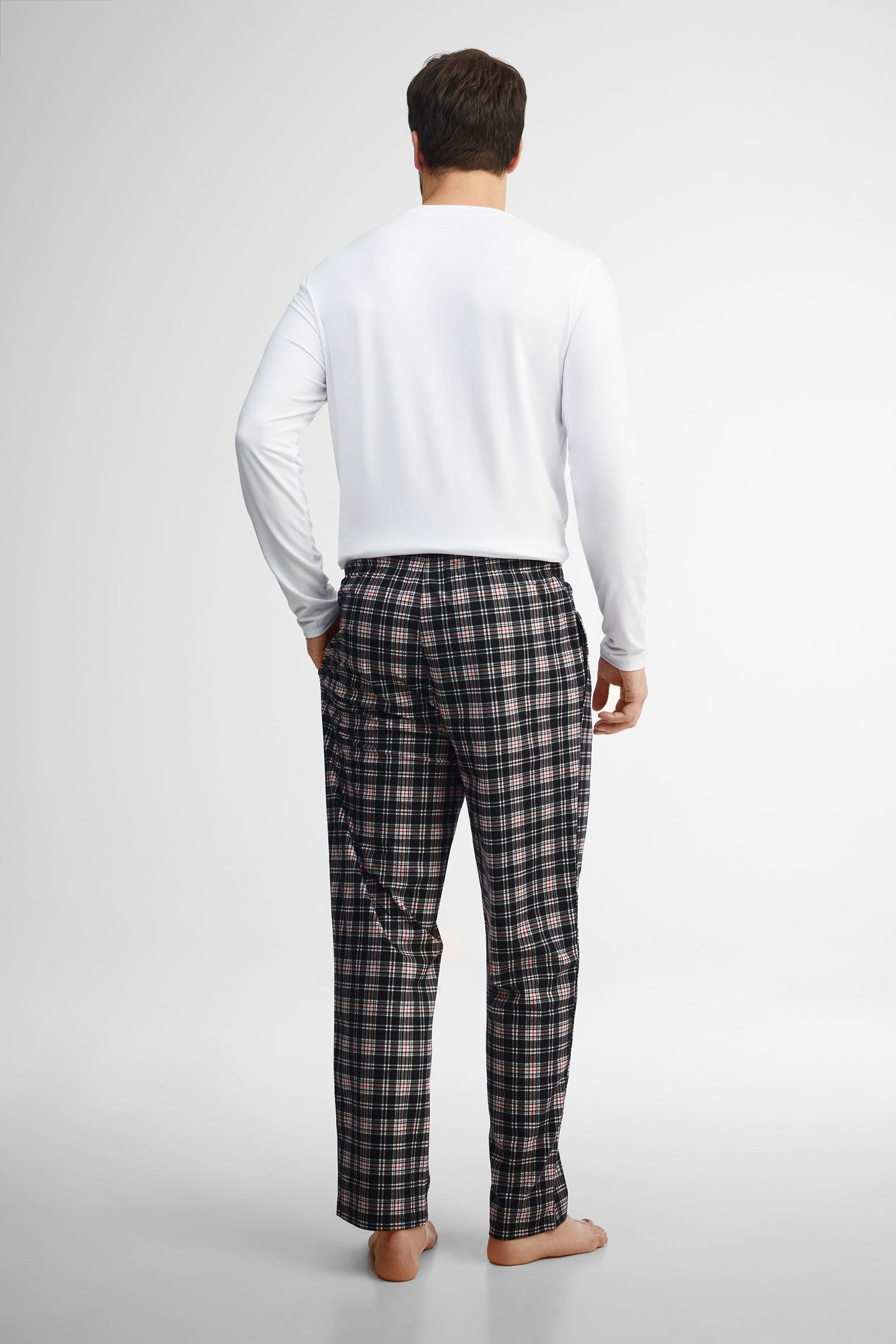 Lot de 2 pantalons pyjama - Homme && NOIR/MULTI