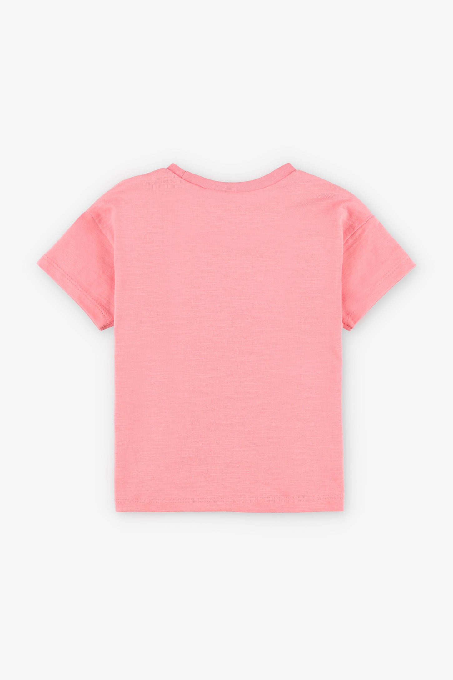 T-shirt coupe ample en coton, 2/15$ - Bébé fille && ROSE