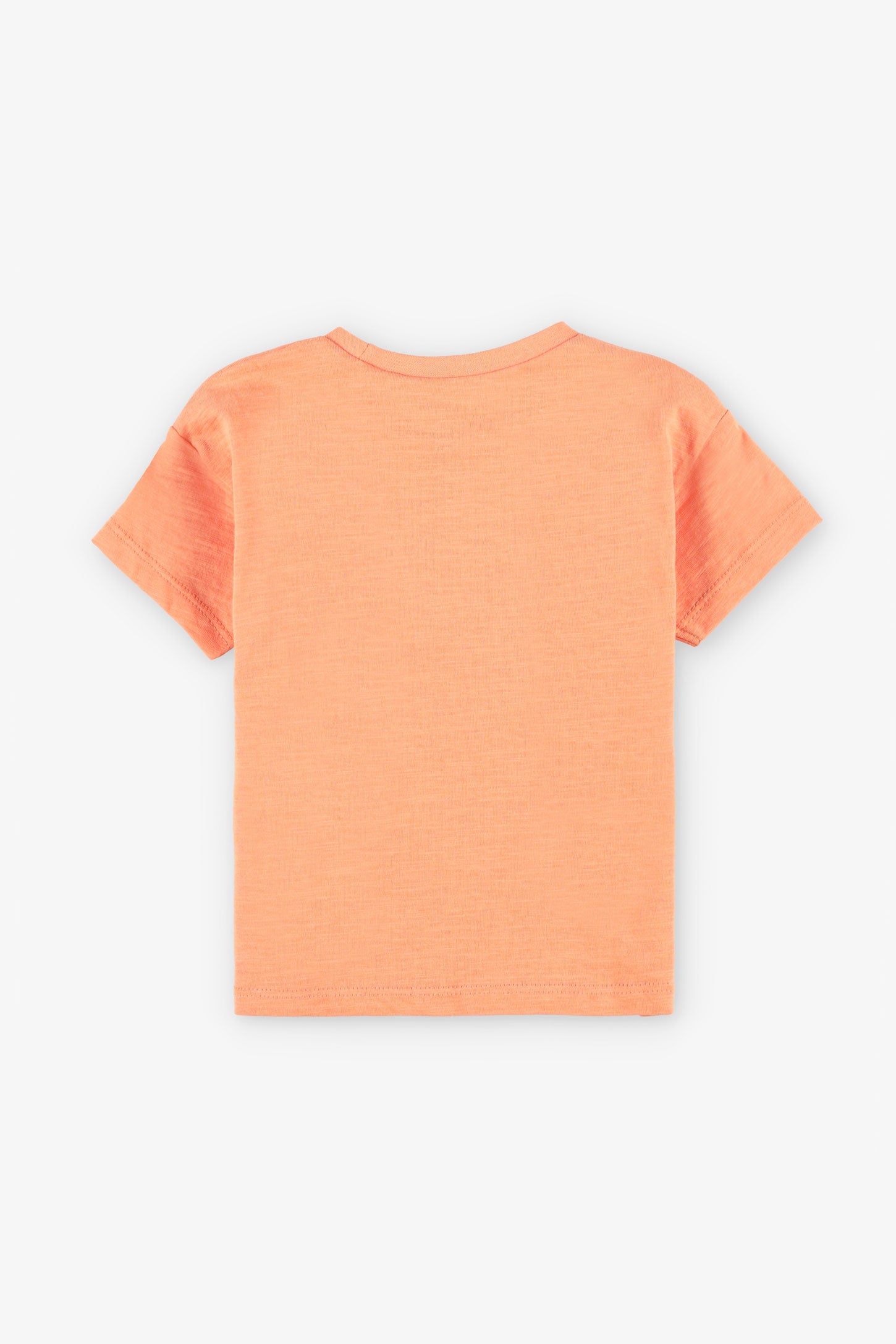 T-shirt coupe ample en coton, 2/15$ - Bébé fille && ORANGE