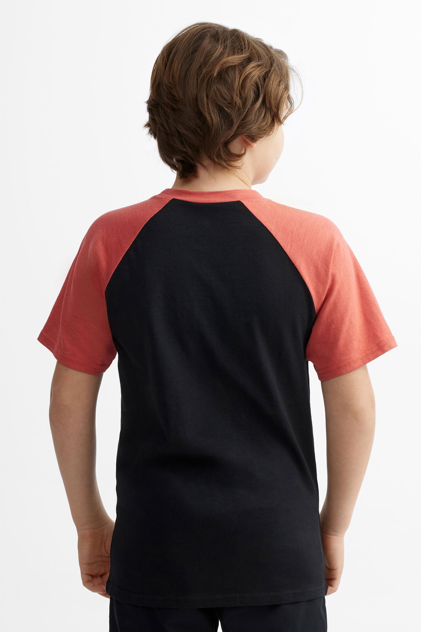 T-shirt imprimé en coton, 2/25$ - Ado garçon && ROUGE