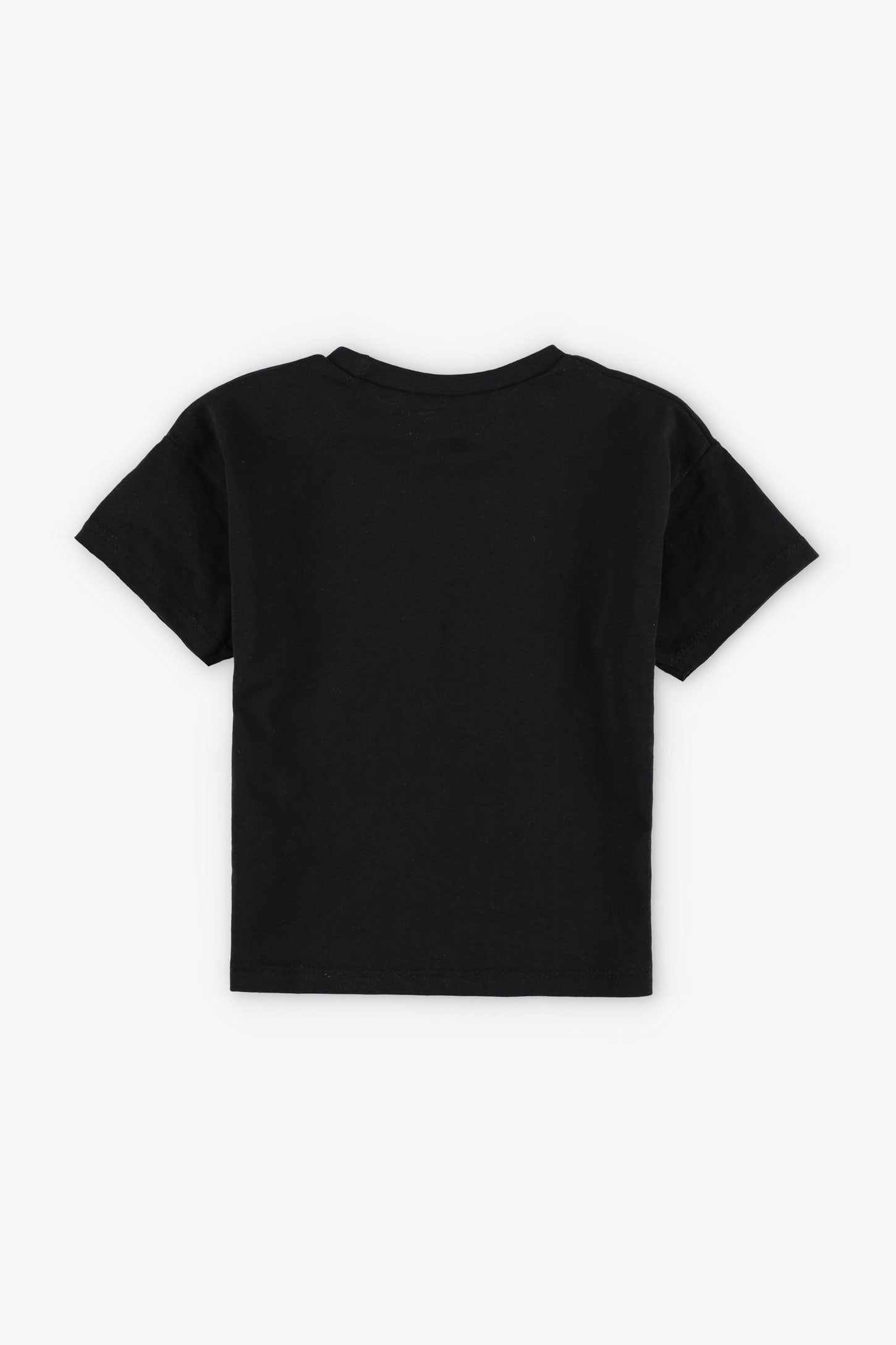 T-shirt coupe ample en coton, 2/15$ - Bébé garçon && NOIR