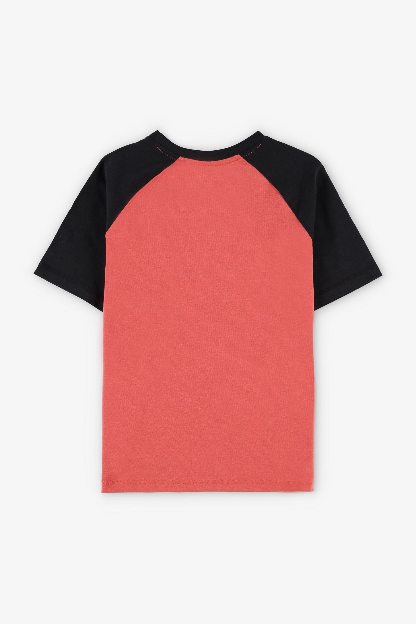 T-shirt col rond imprimé en coton, 2/20$ - Enfant garçon && ROUGE