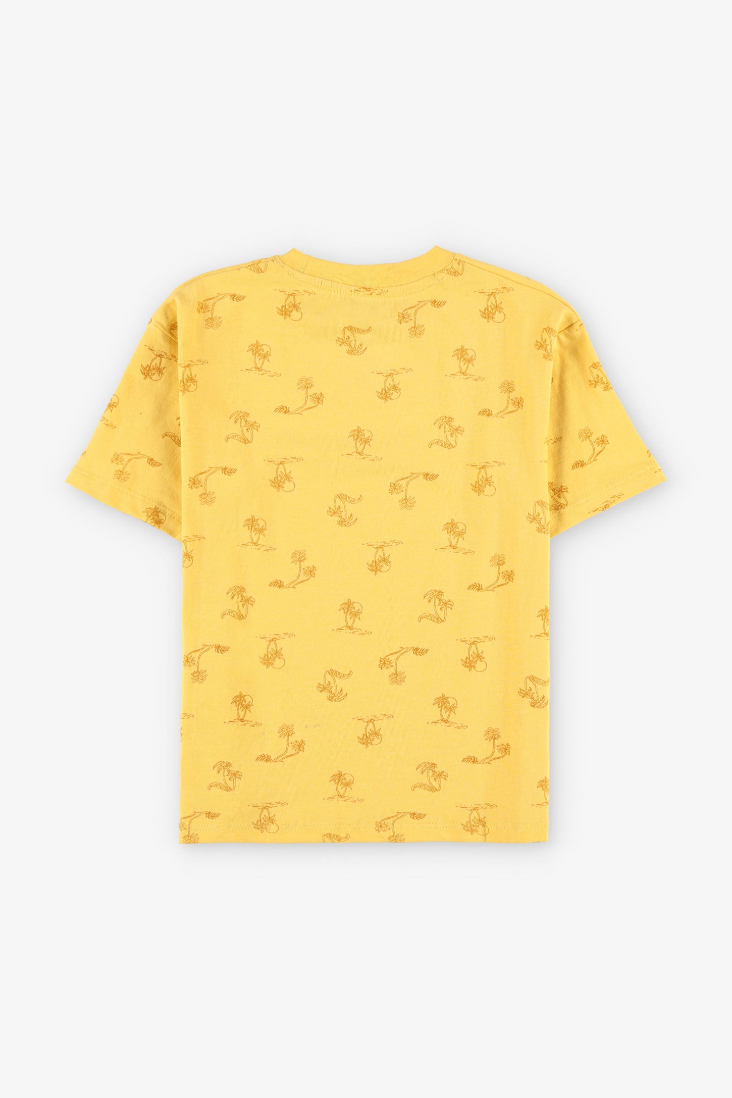 T-shirt imprimé en coton, 2/20$ - Enfant garçon && JAUNE/MULTI