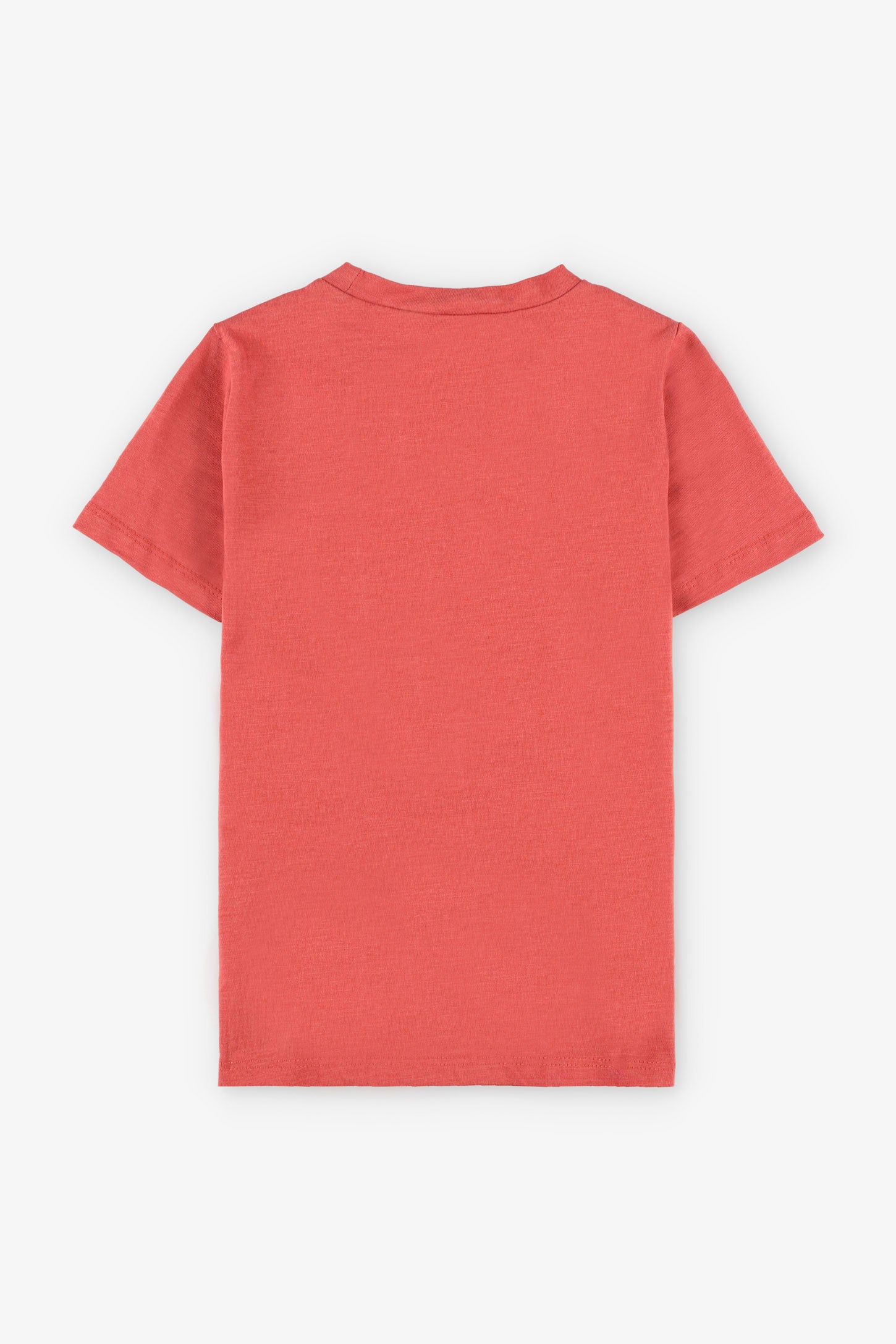 T-shirt col rond imprimé, 2/20$ - Enfant garçon && ROUGE