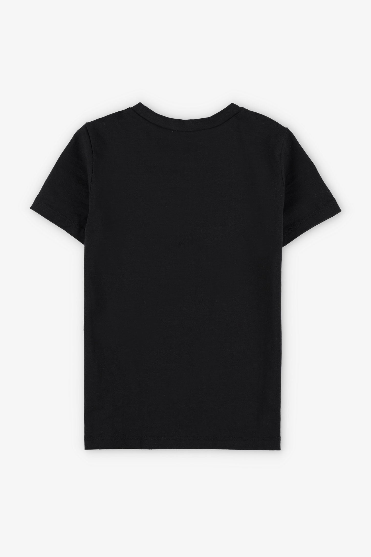 T-shirt col rond imprimé, 2/20$ - Enfant garçon && NOIR