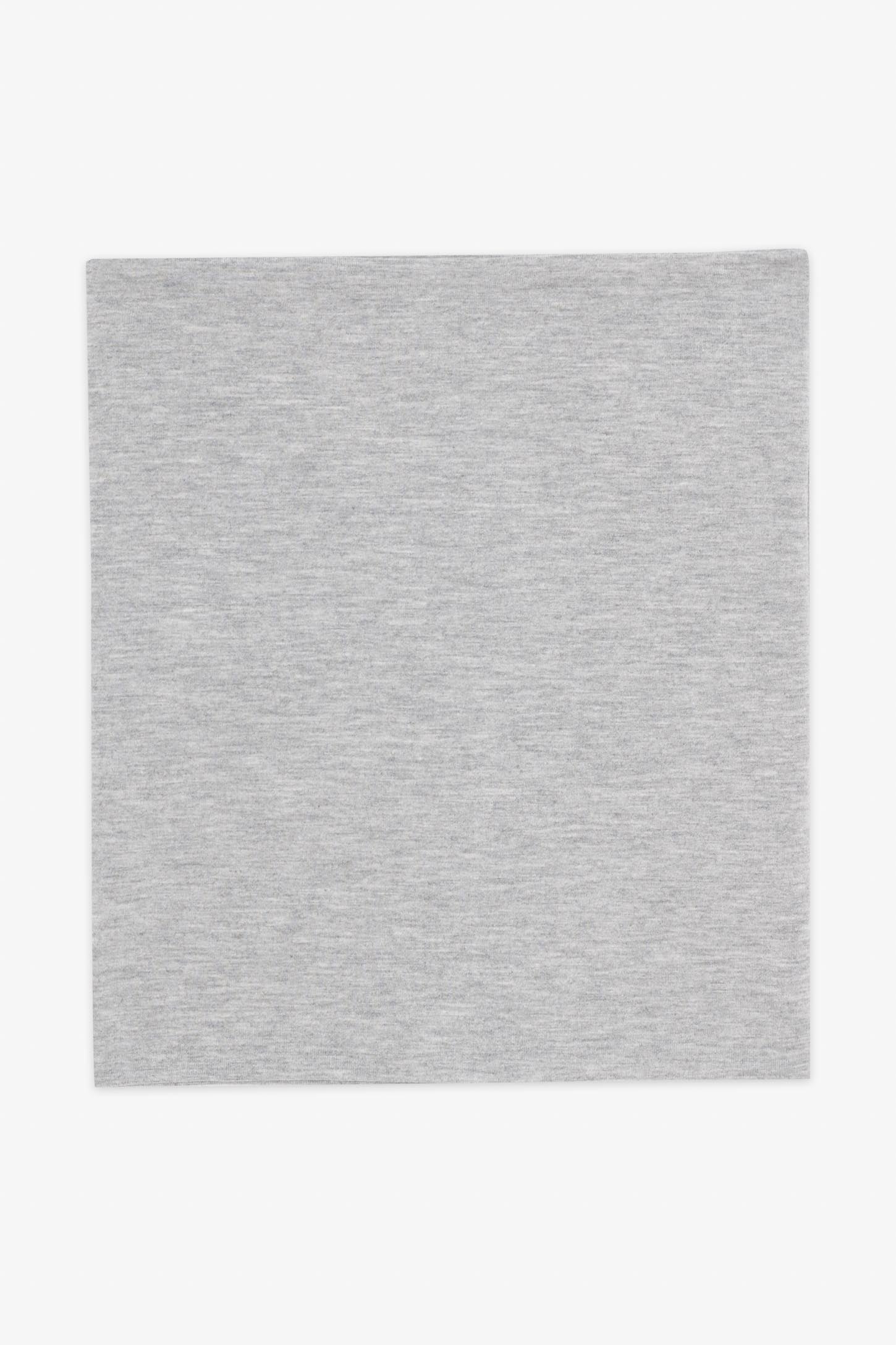 Cache-cou en jersey épais - Enfant garçon && GRIS PALE