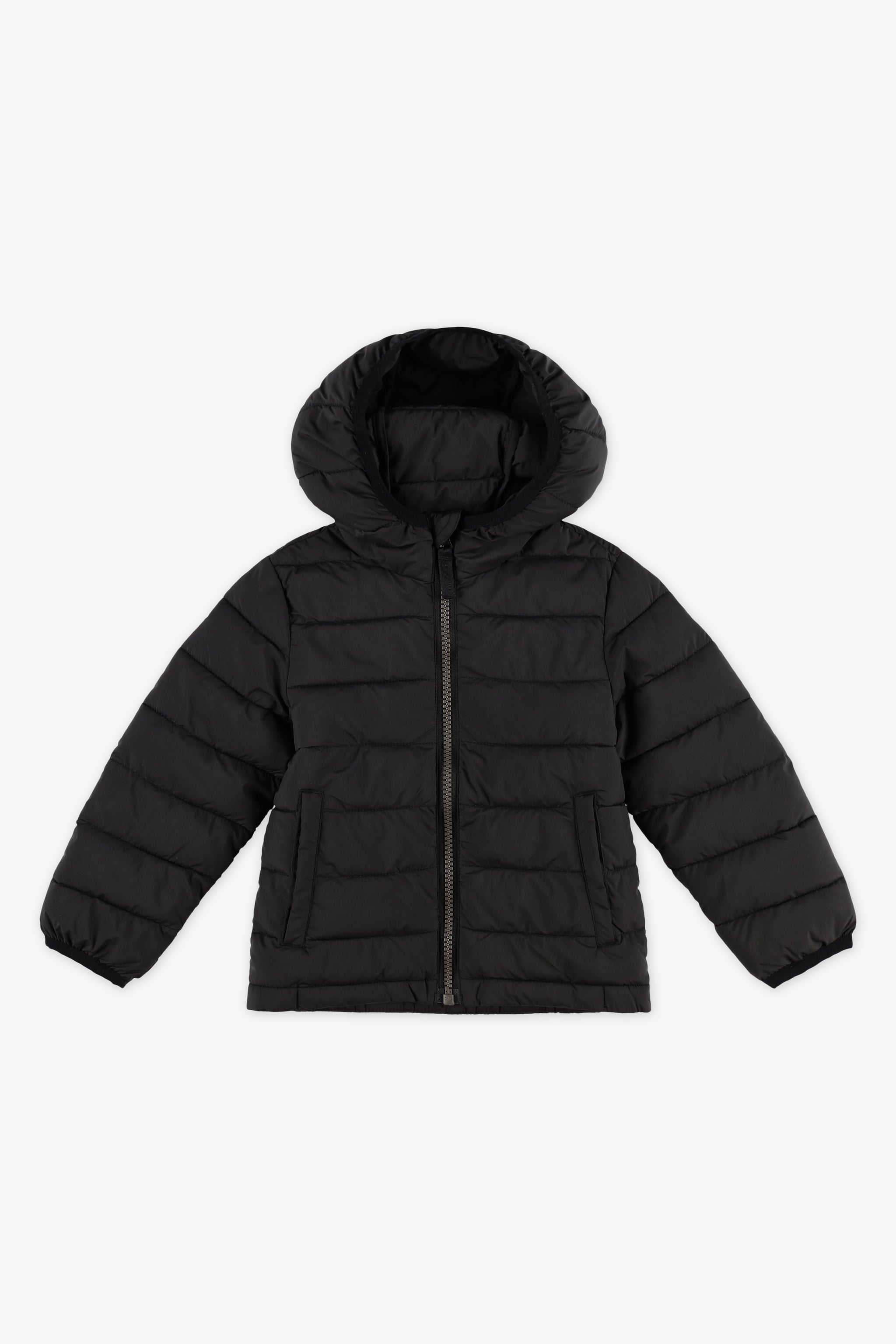 Manteau d'hiver avec capuchon - Bébé garçon && NOIR