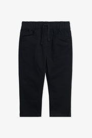 Pantalon 5 poches en coton - Bébé garçon && NOIR