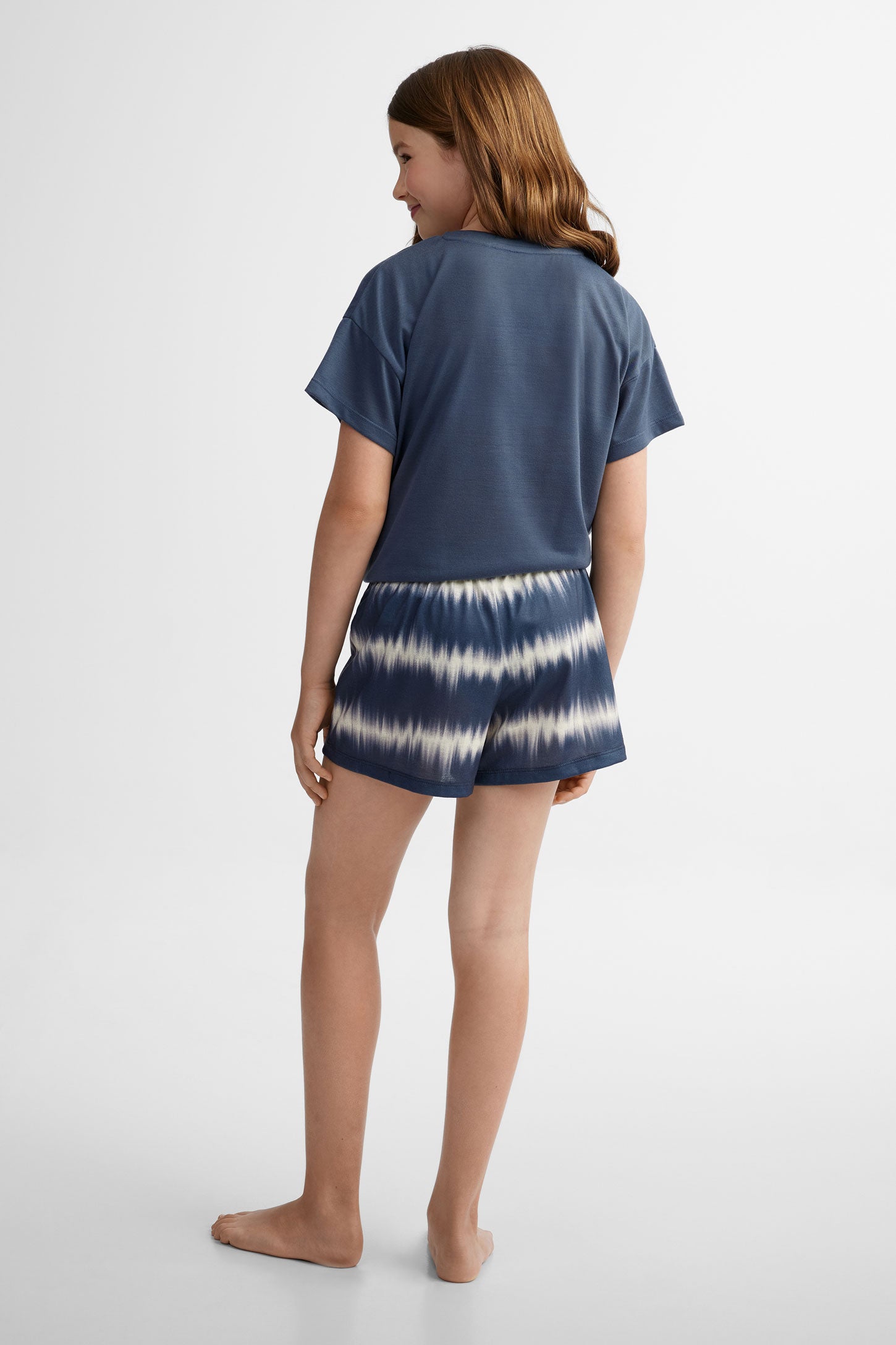 Lot de 2 shorts pyjama imprimés - Ado fille && GRIS MULTI