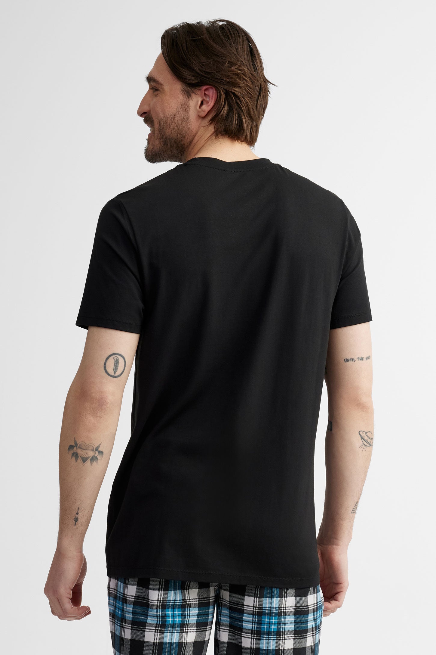 T-shirt pyjama modal, 2/40$ - Homme && NOIR
