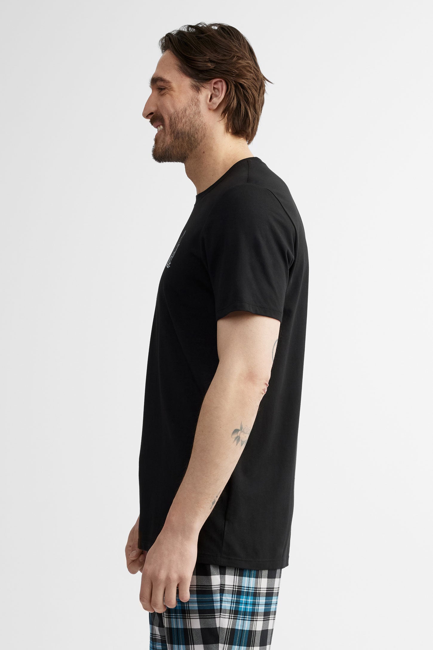 T-shirt pyjama modal, 2/40$ - Homme && NOIR