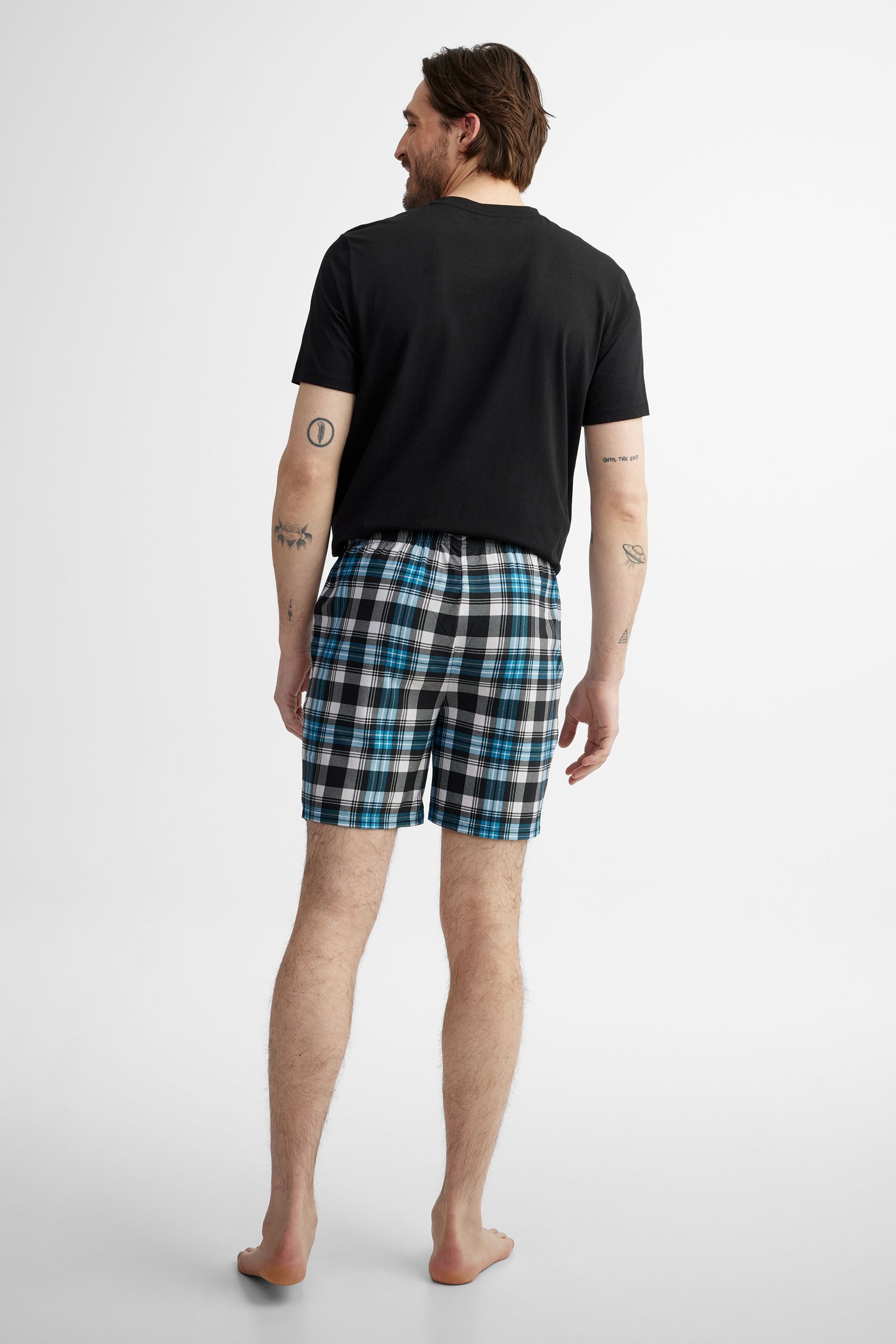 Short pyjama imprimé Moss, 2/40$ - Homme && NOIR/MULTI