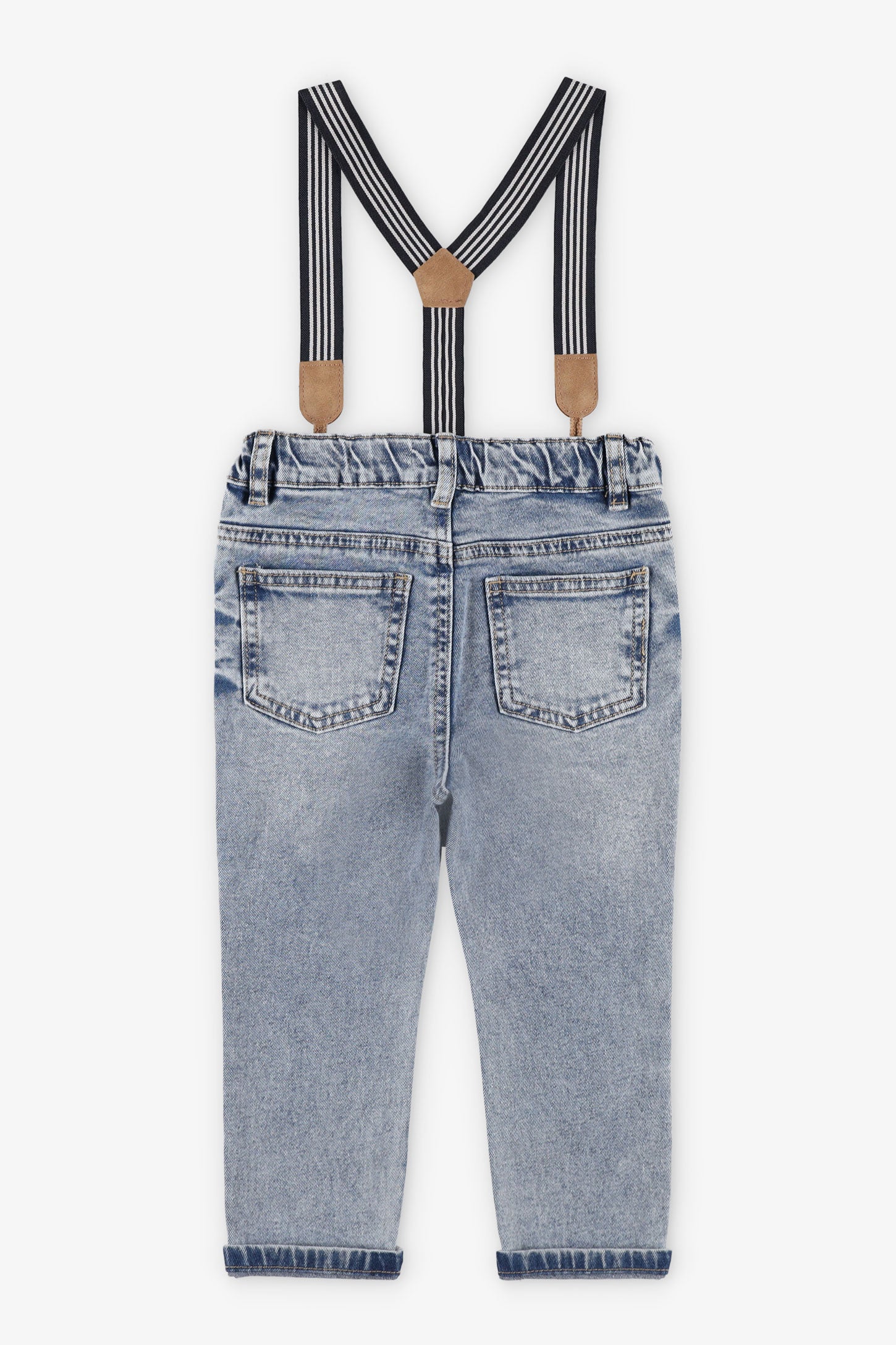 Slim fit jeans with suspenders Baby boy – Aubainerie