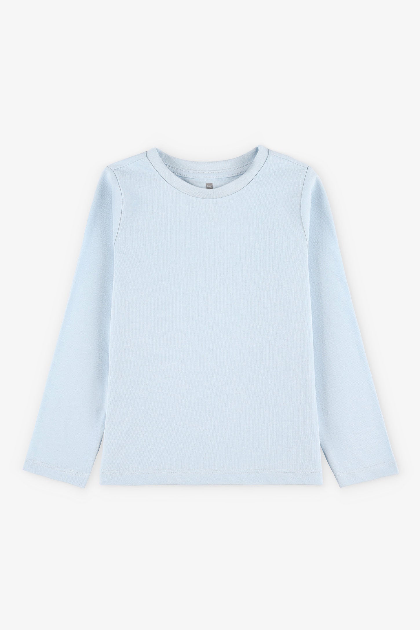 Chandail manches longues en coton - Enfant fille && BLEU