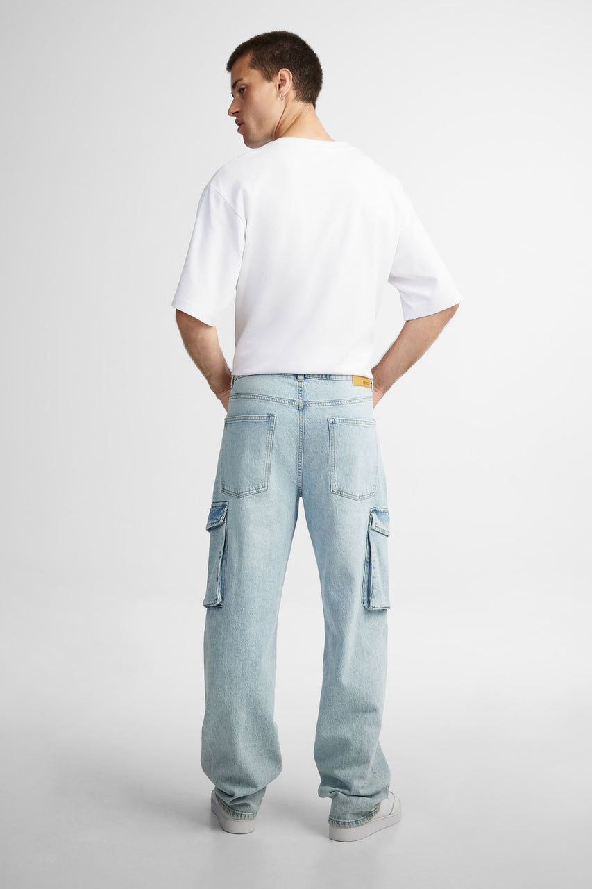 Cargo Homme Jean Homme Large En Bas Jeans Pour Hommes Hiphop Jeans