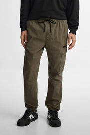 Pantalon jogger cargo en popeline - Homme && KAKI