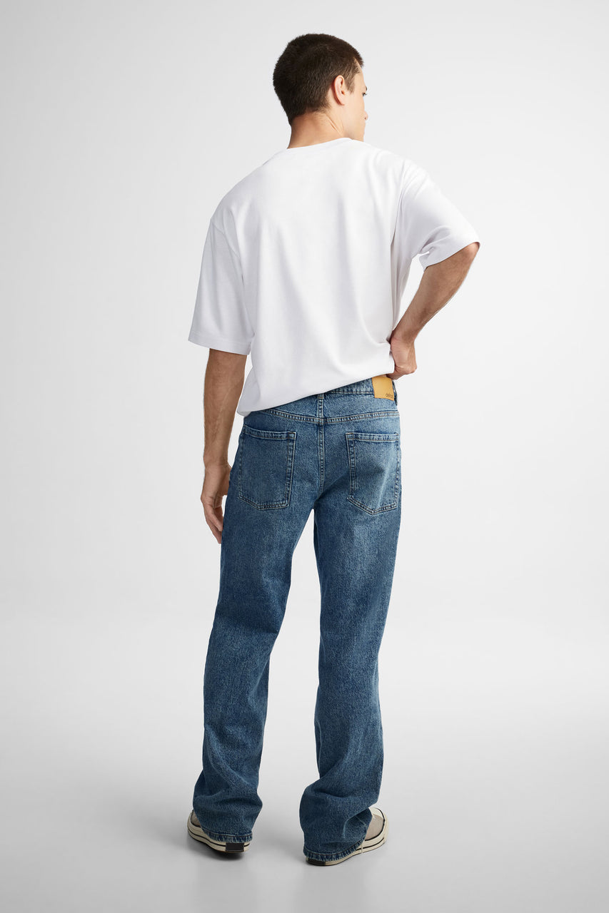 Jeans coupe ''Baggy'' - Homme && DENIM MOYEN