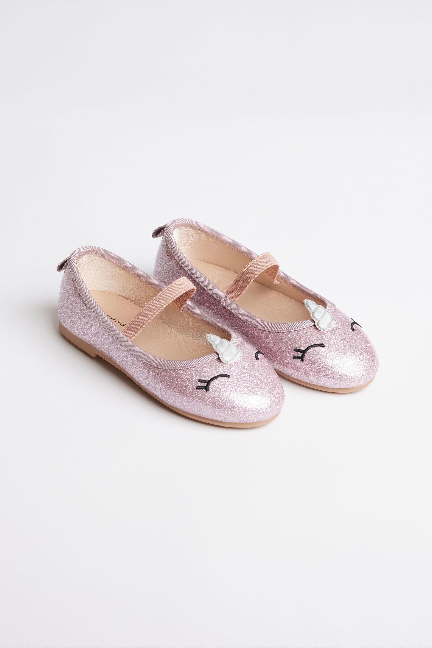 Ballerine licorne à paillettes - Enfant fille && ROSE
