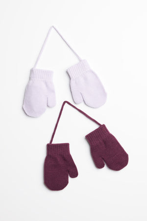 Lot De 2 Paires Mitaines Tricotées Demi-doigts - Chaudes, Tactiles, Pour Travail, Vélo, Course - Unisexe Taille Unique