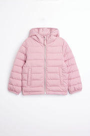 Manteau matelassé résistant à l'eau, 2T-3T - Bébé fille && ROSE