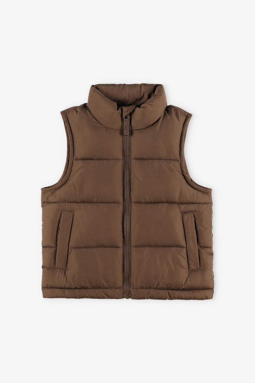 Gilet Matelassé Sans Manches Enfant - Chaud Et Léger Pour Hiver (Garçons & Filles)