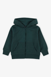 Veste à capuchon coton ouaté - Enfant garçon && VERT