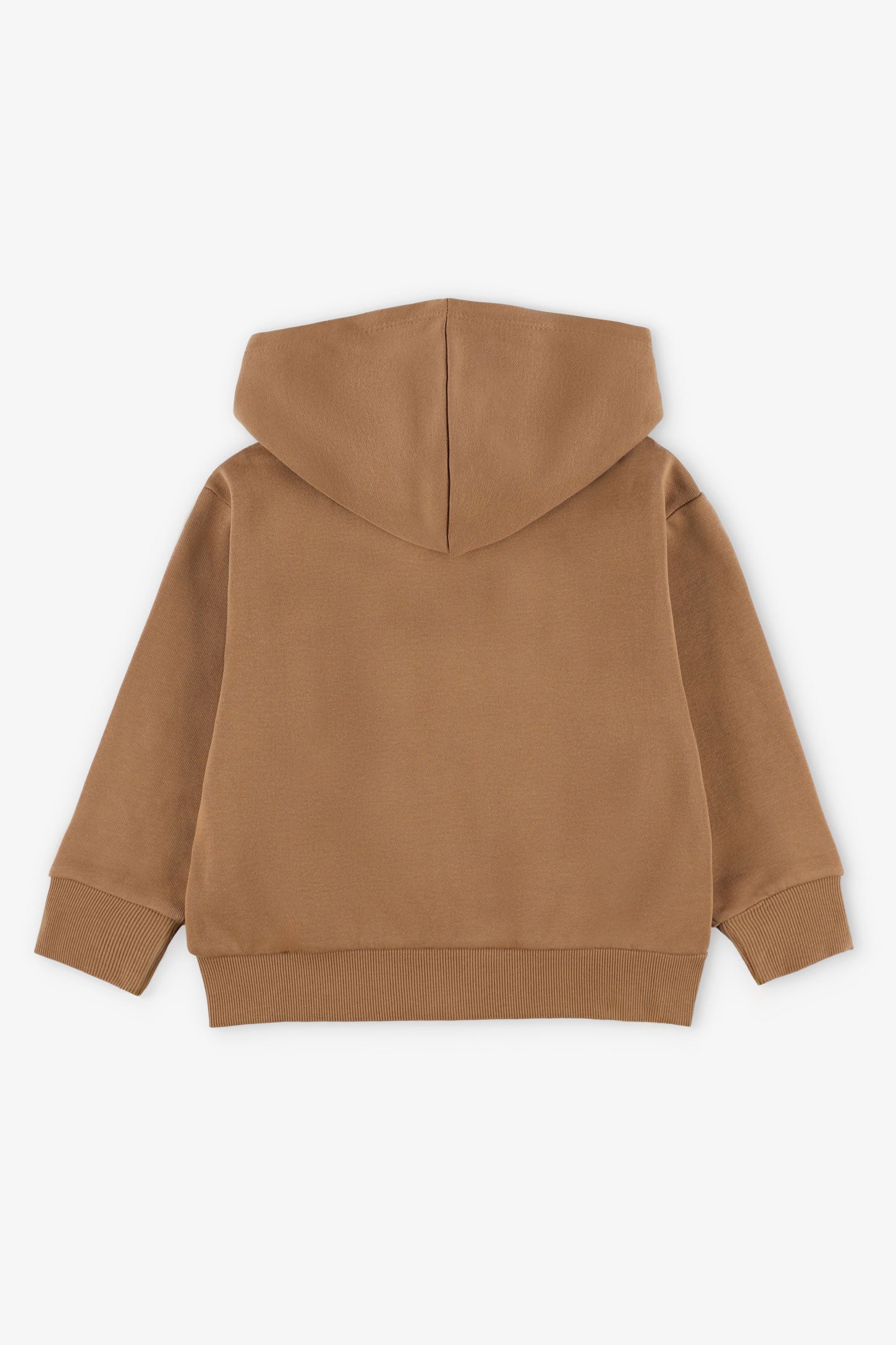 Veste à capuchon coton ouaté - Enfant garçon && BRUN