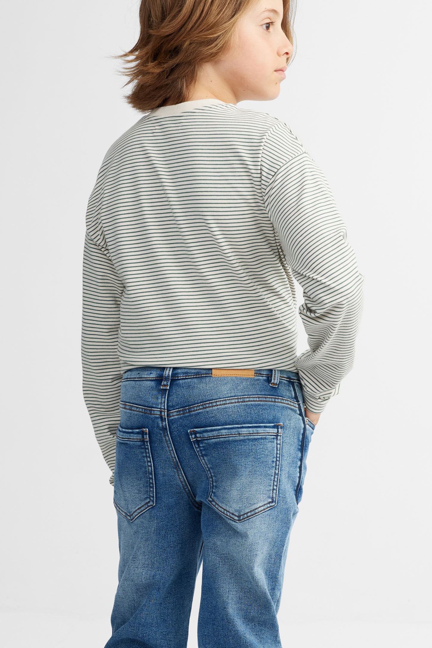 Jeans coupe ajustée - Ado garçon && BLEU