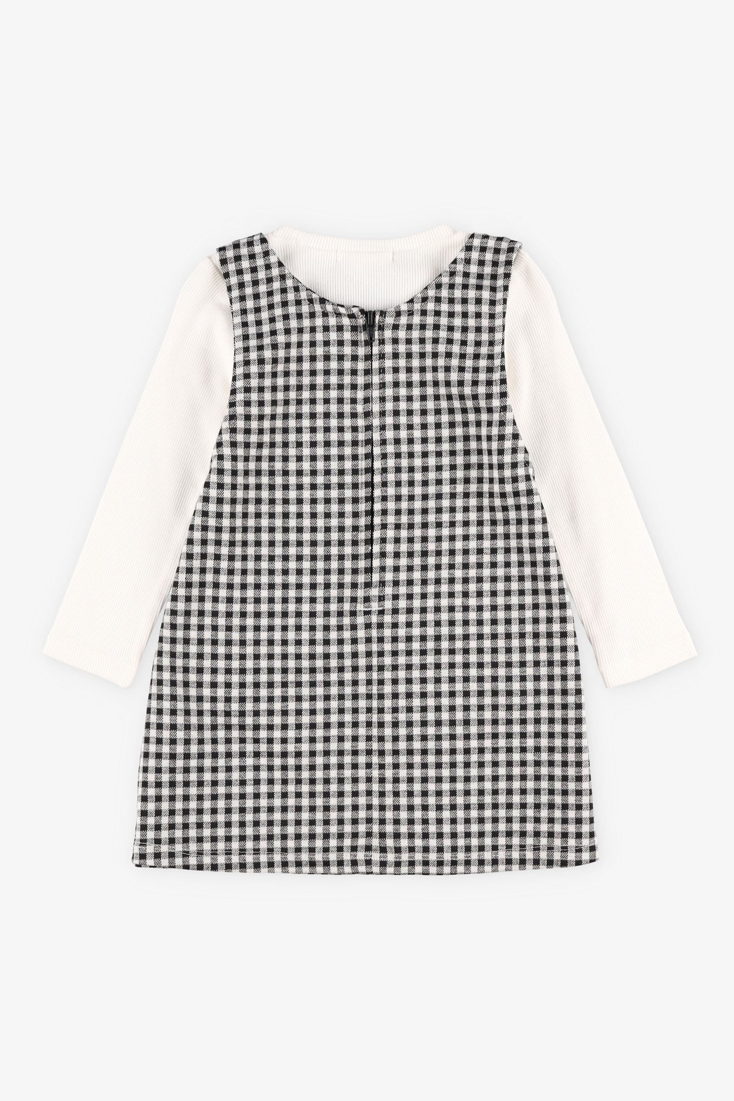 Ensemble 2-pièces chandail et robe - Bébé fille && BLANC
