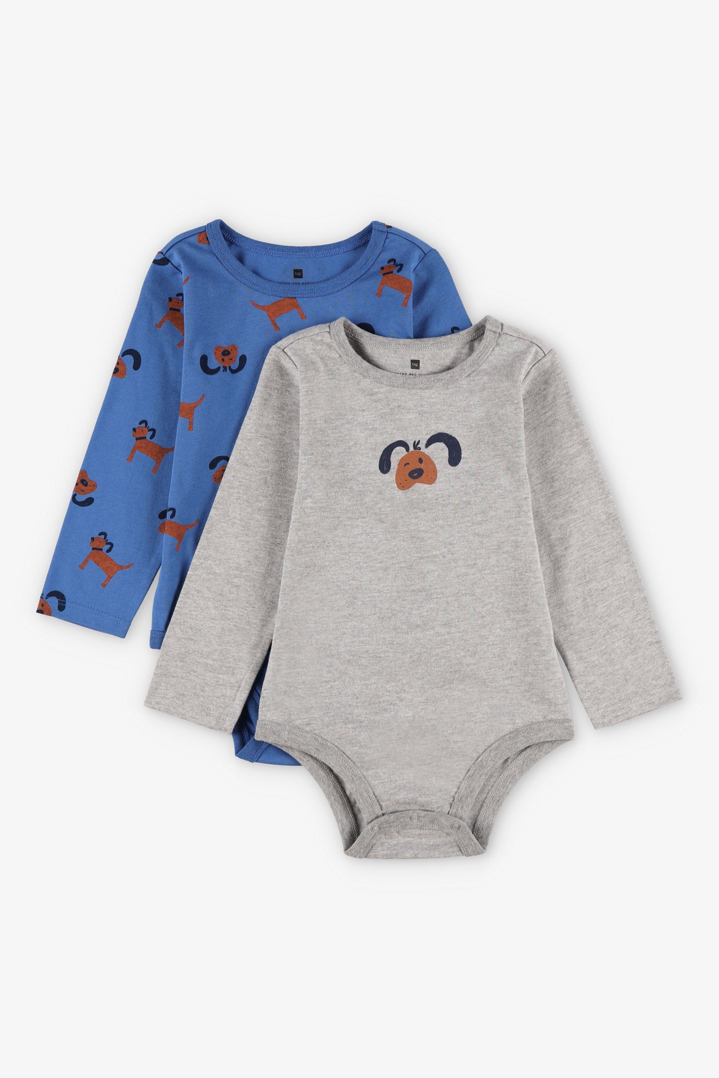 Lot de 2 cache-couches en coton, 2T-3T - Bébé garçon && BLEU MULTI