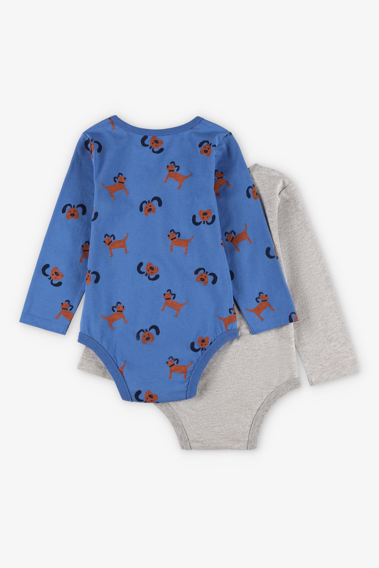 Lot de 2 cache-couches en coton, 2T-3T - Bébé garçon && BLEU MULTI