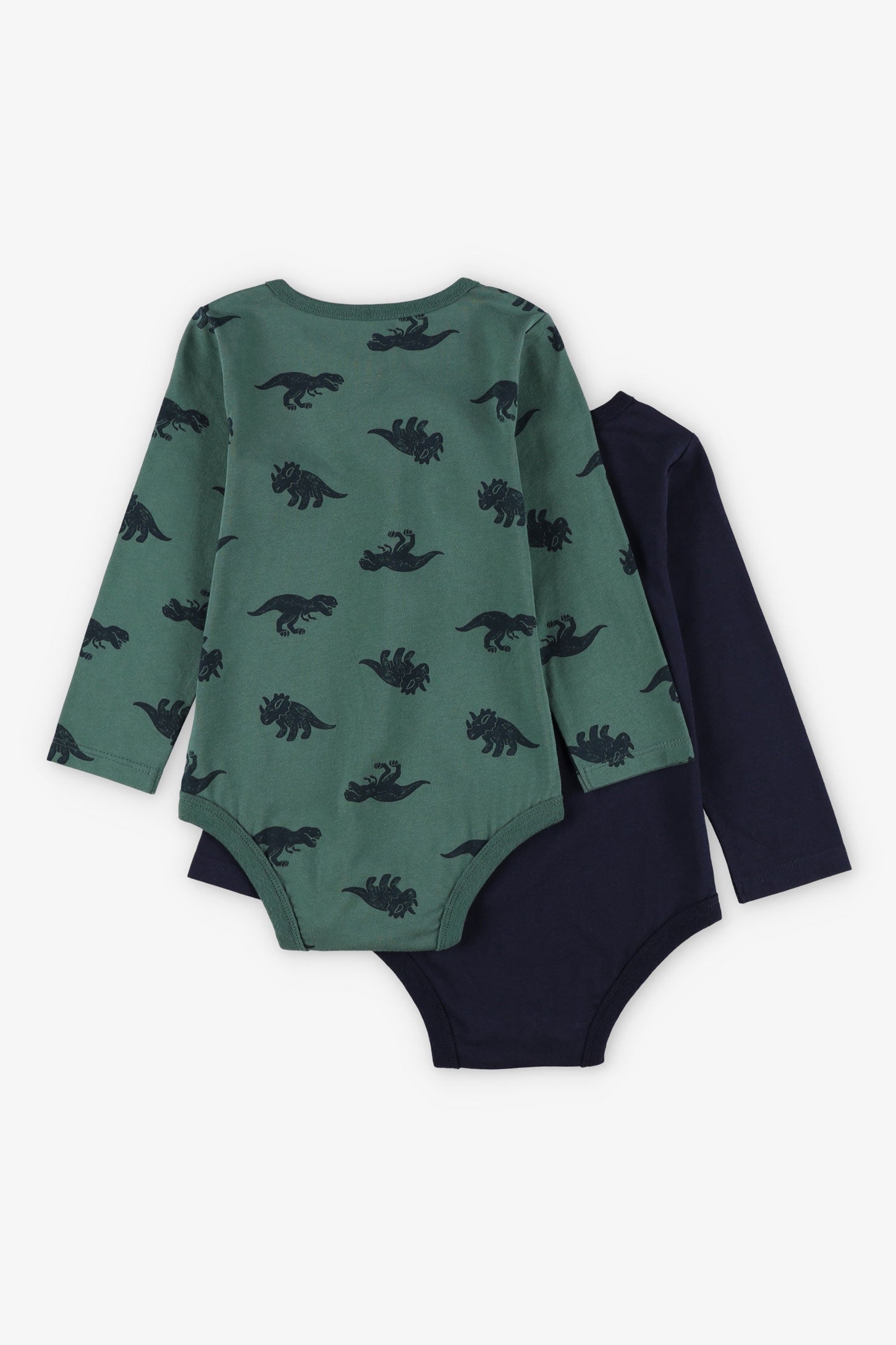 Lot de 2 cache-couches en coton, 2T-3T - Bébé garçon && VERT/MULTI