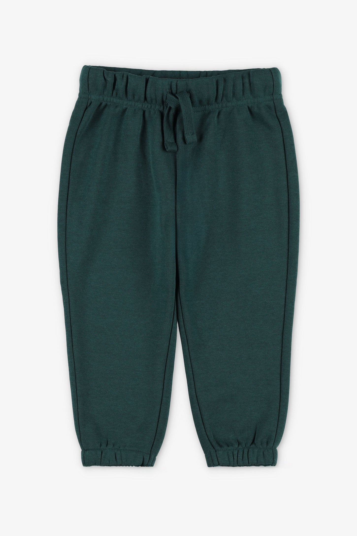 Pantalon jogger coton ouaté, 2T-3T - Bébé garçon && VERT