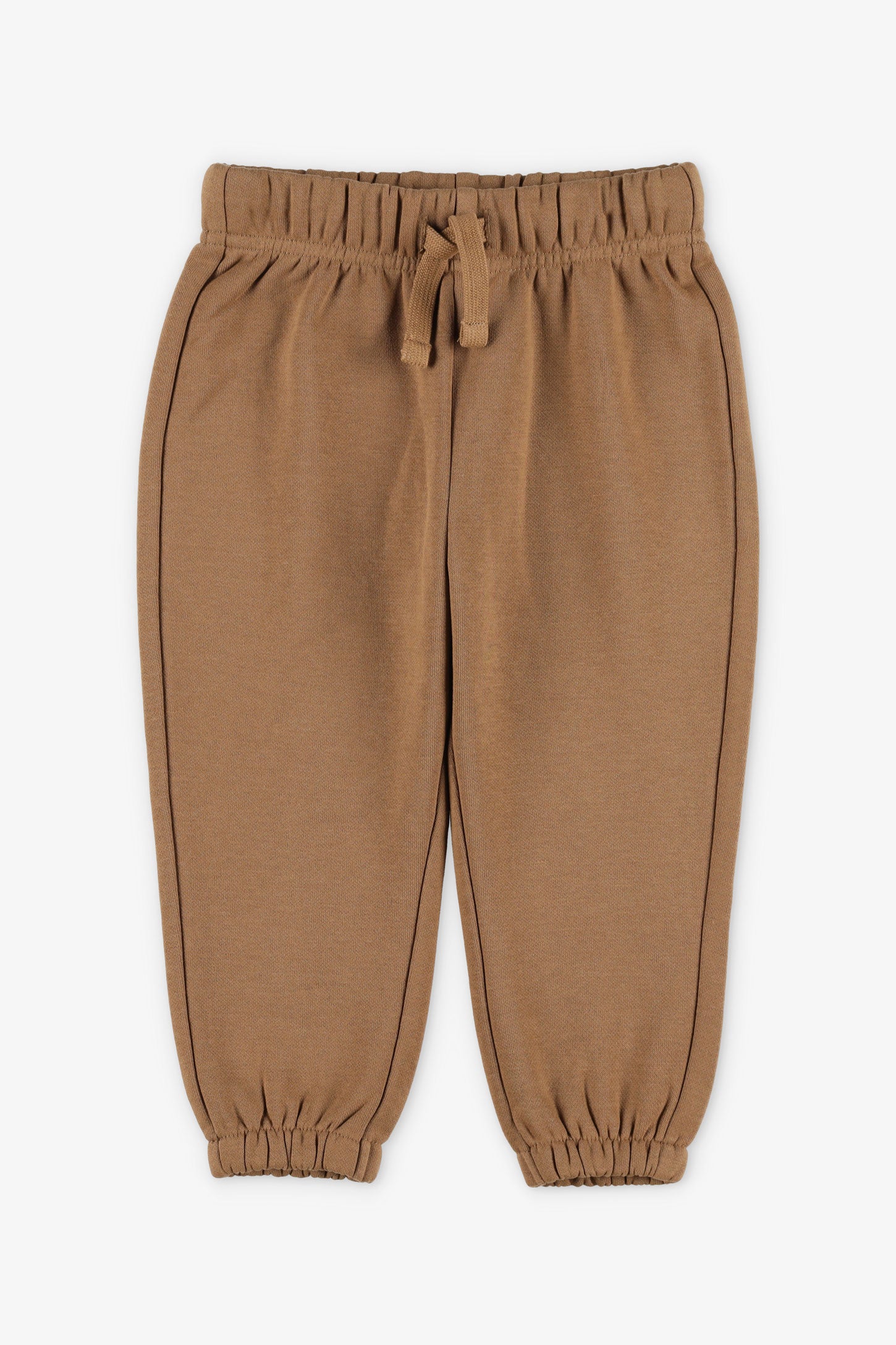 Pantalon jogger coton ouaté, 2T-3T - Bébé garçon && BEIGE