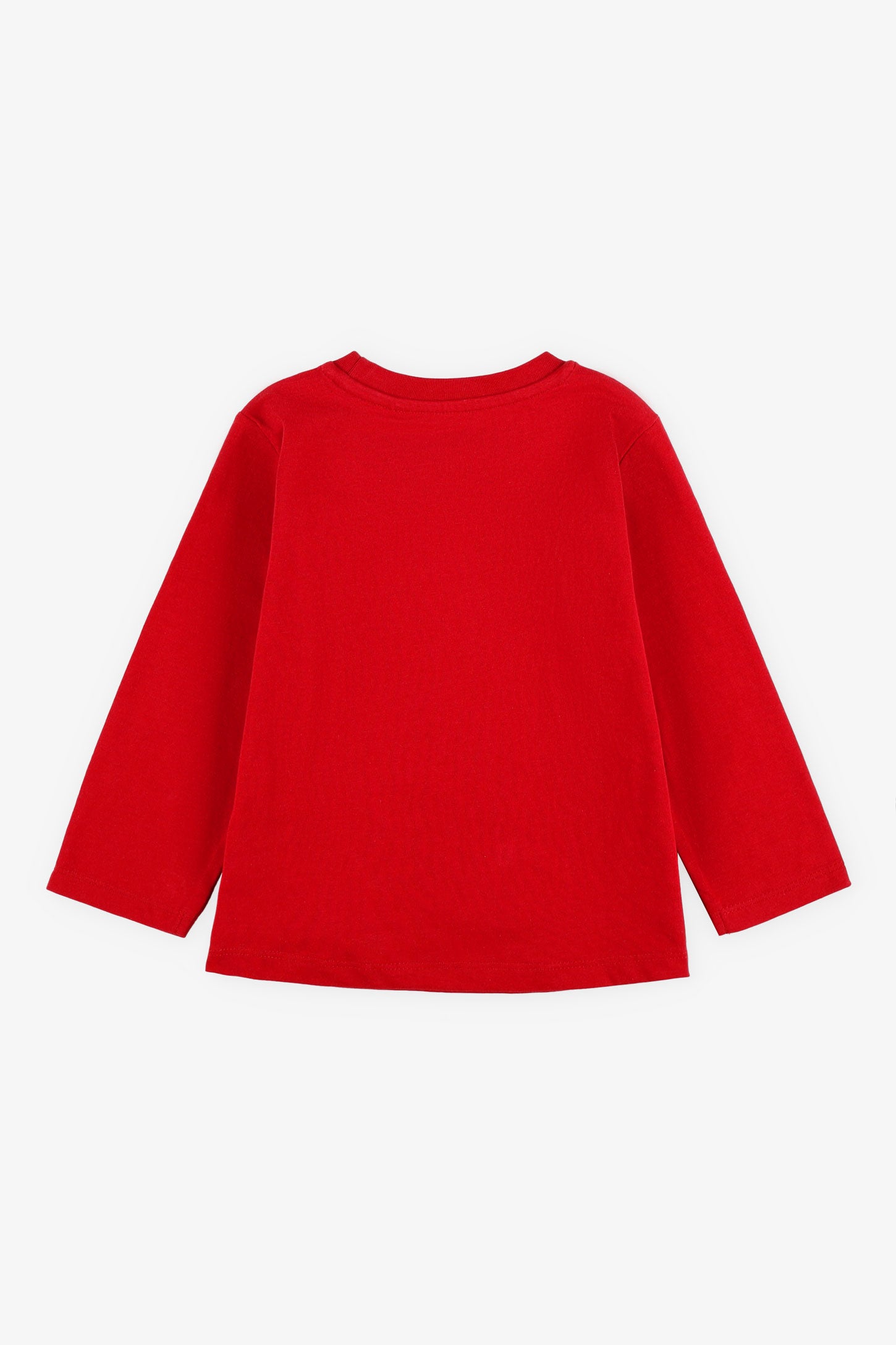 Chandail manches longues en coton, 2T-3T - Bébé garçon && ROUGE