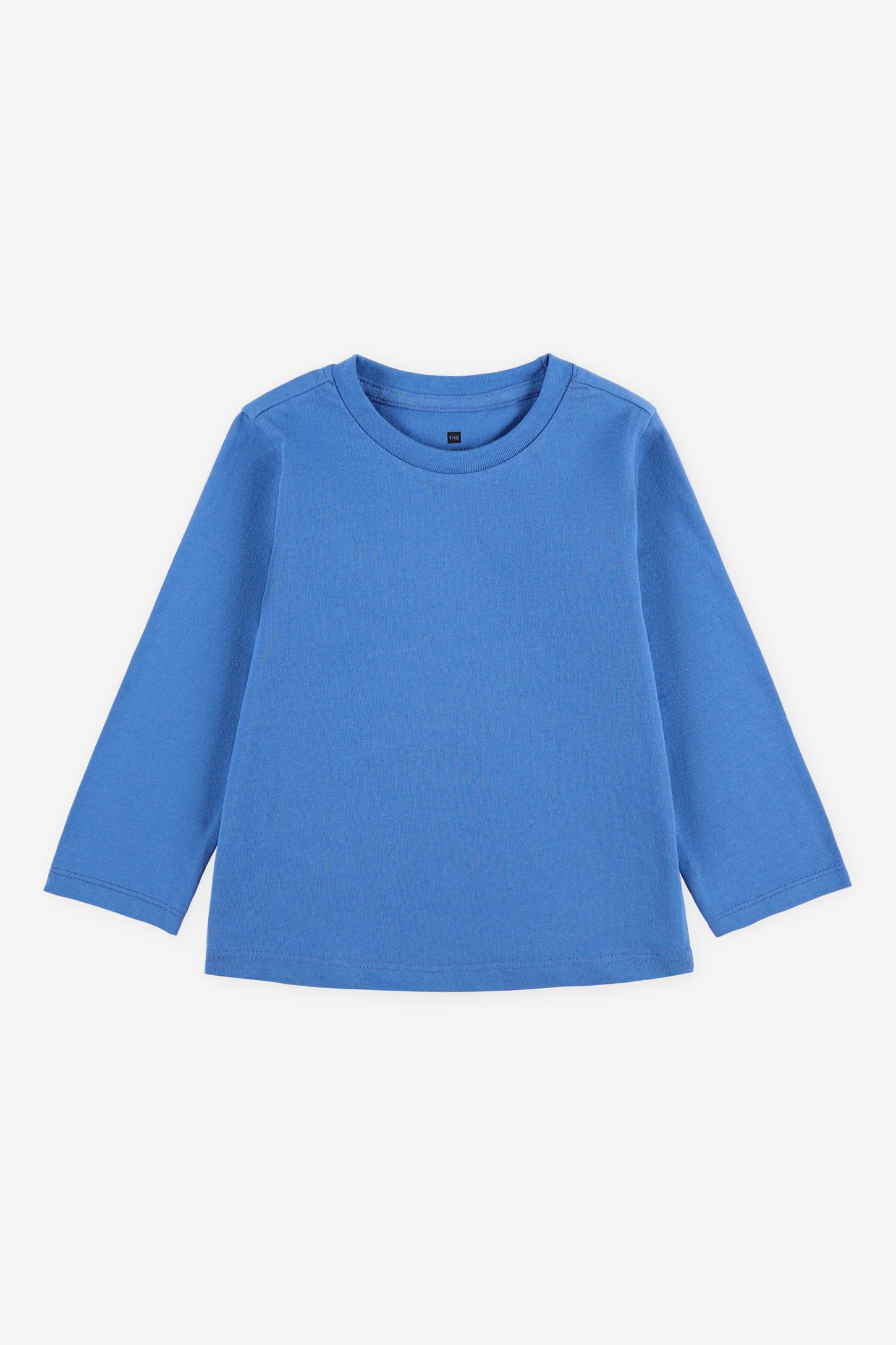 Chandail manches longues en coton, 2T-3T - Bébé garçon && BLEU