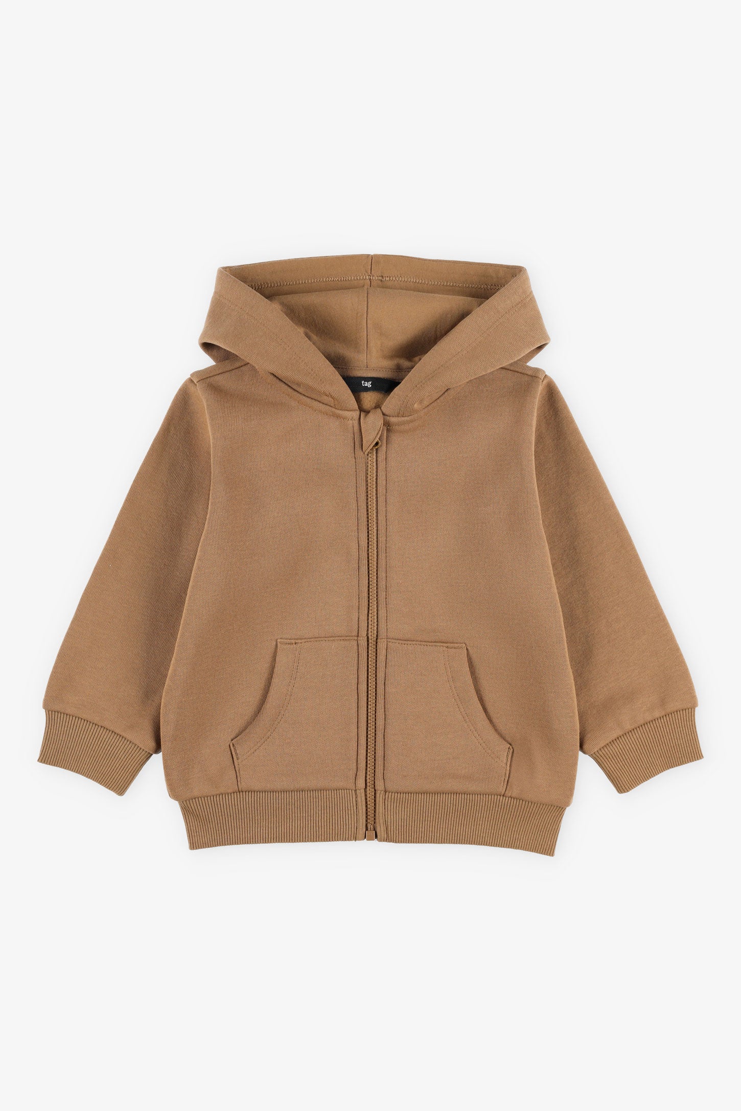 Veste à capuchon coton ouaté, 2T-3T - Bébé garçon && BEIGE