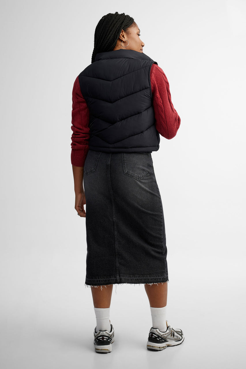 Capuche Veste Noir MatelassÃ© Femme Capuche Veste MatelassÃ©e