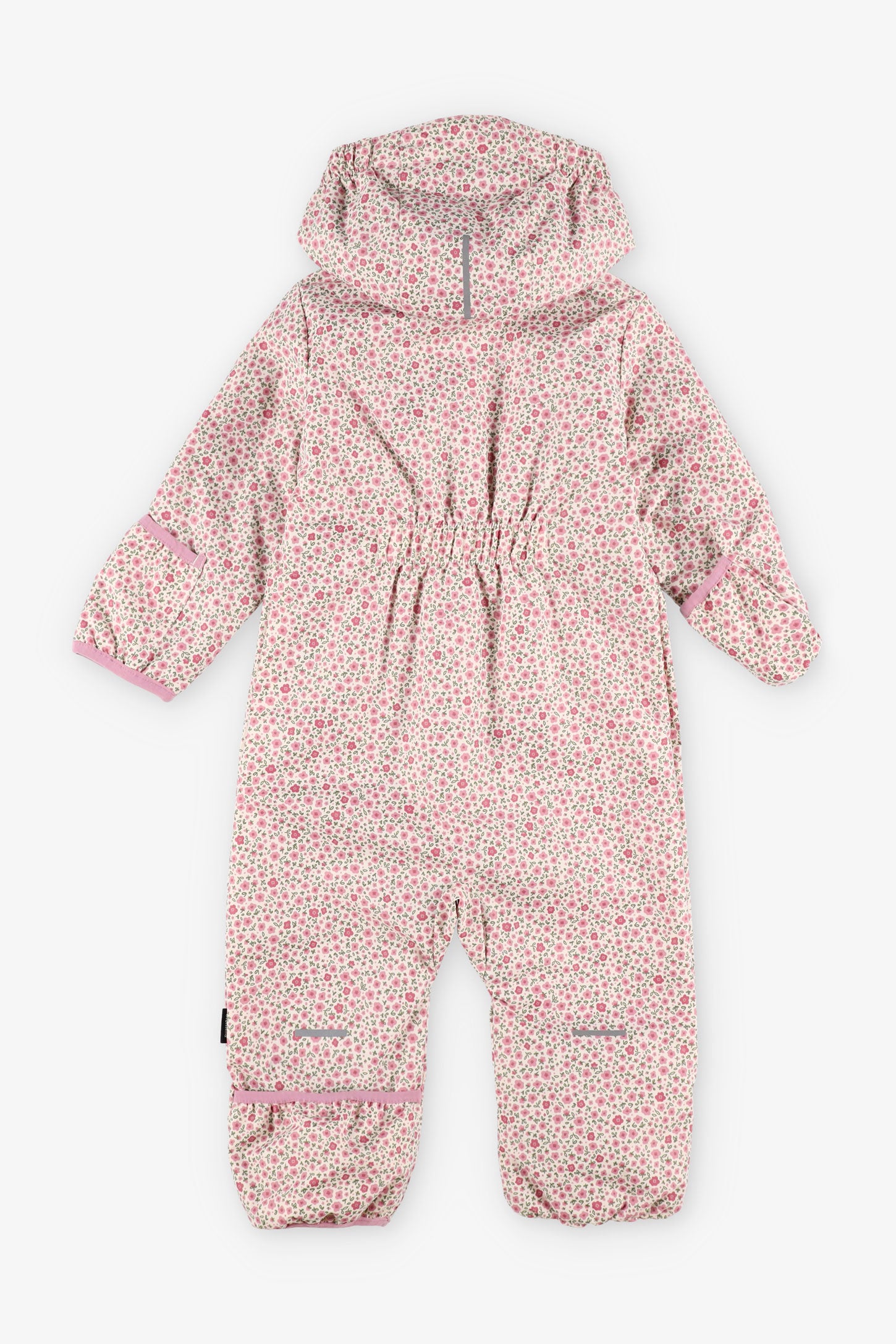 Combinaison 1-pièce mi-saison doublée - Bébé fille && ROSE