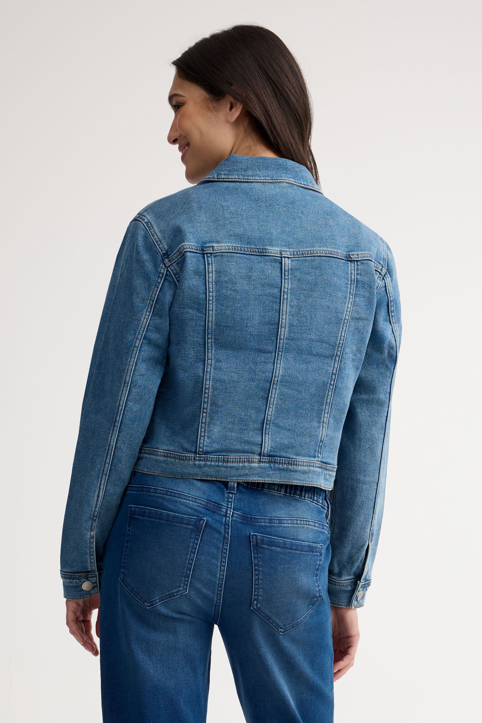 Veste en jeans - Femme && DENIM MOYEN