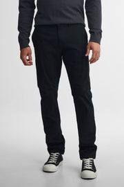 Pantalon chino coupe ajustée - Homme && NOIR