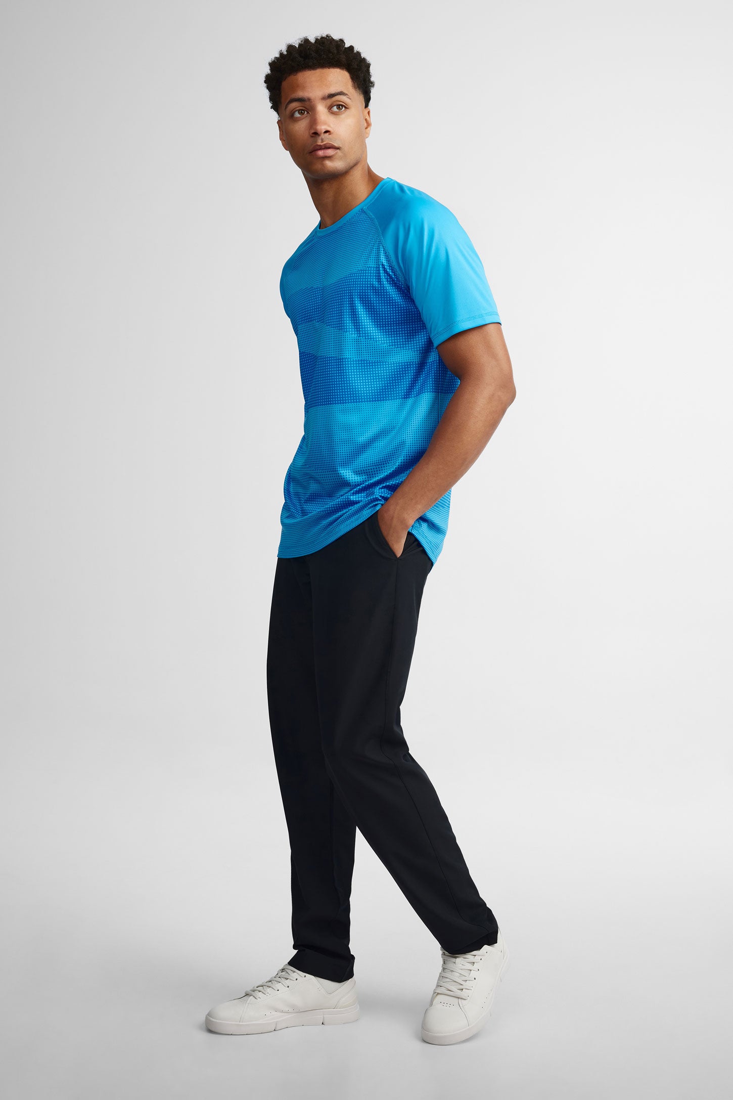 T-shirt athlétique - Homme && BLEU MULTI